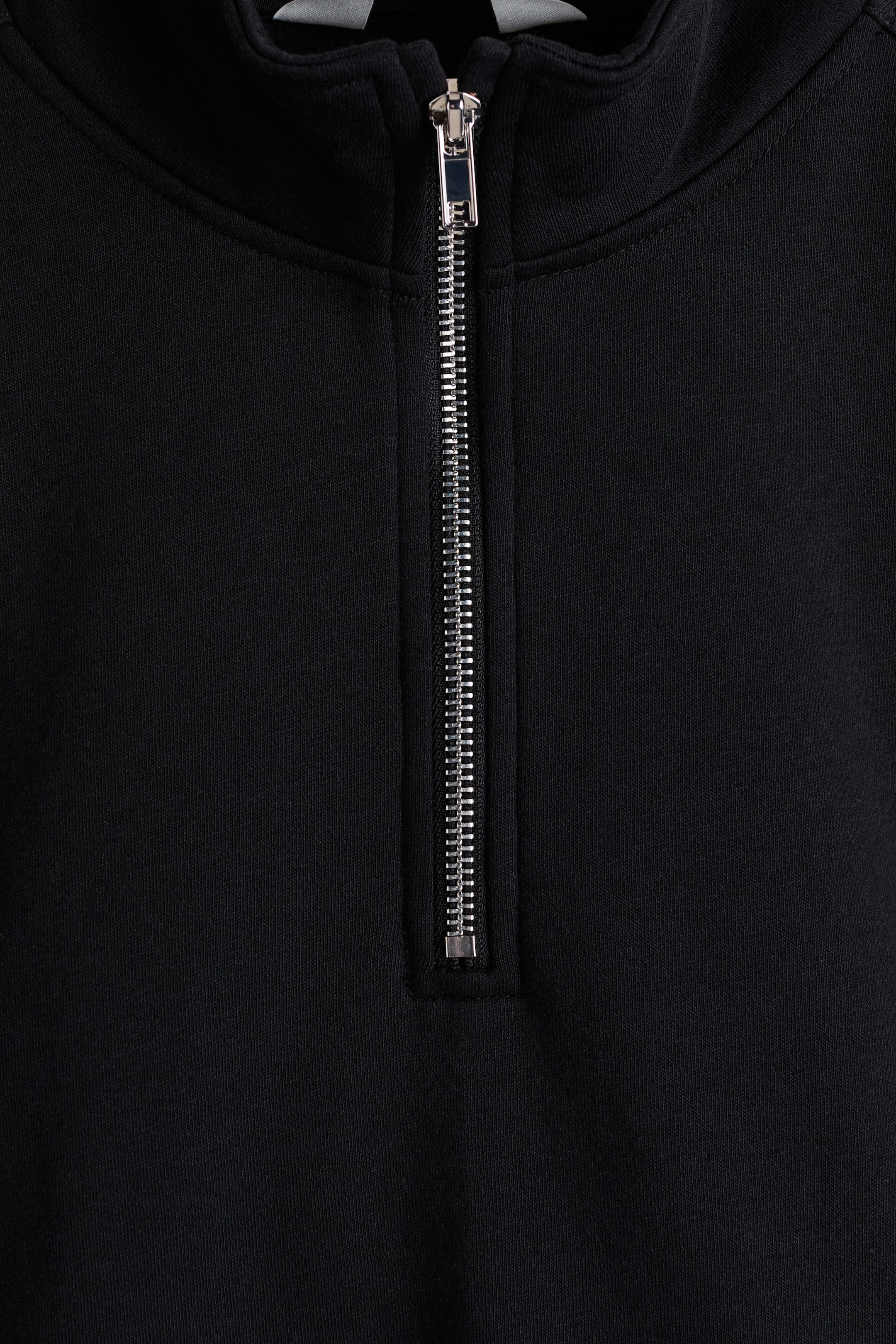 Half-Zip Brushed-Inside Sweatshirt