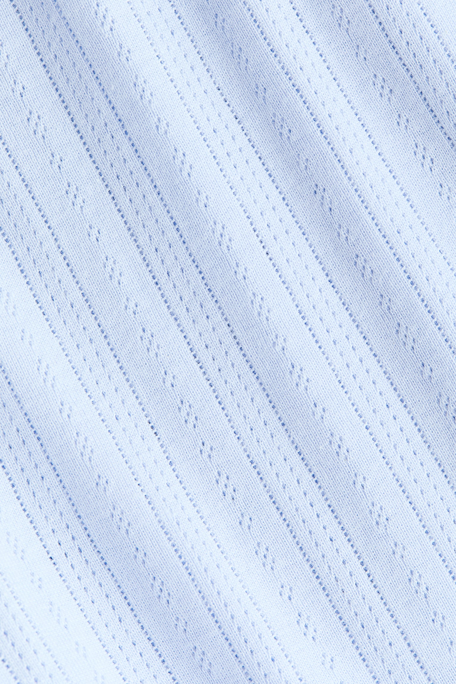 Pointelle pyjama bottoms - Light blue/Light pink - 2