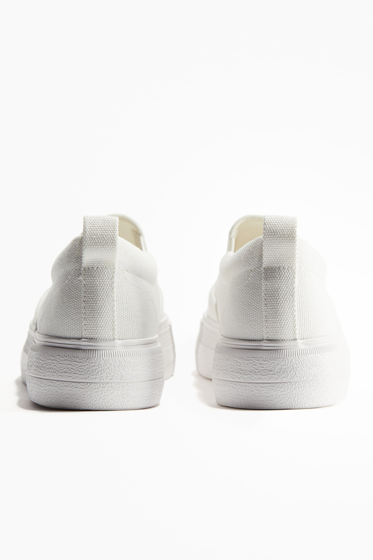 Slip On Sneakers - White/Black - 2