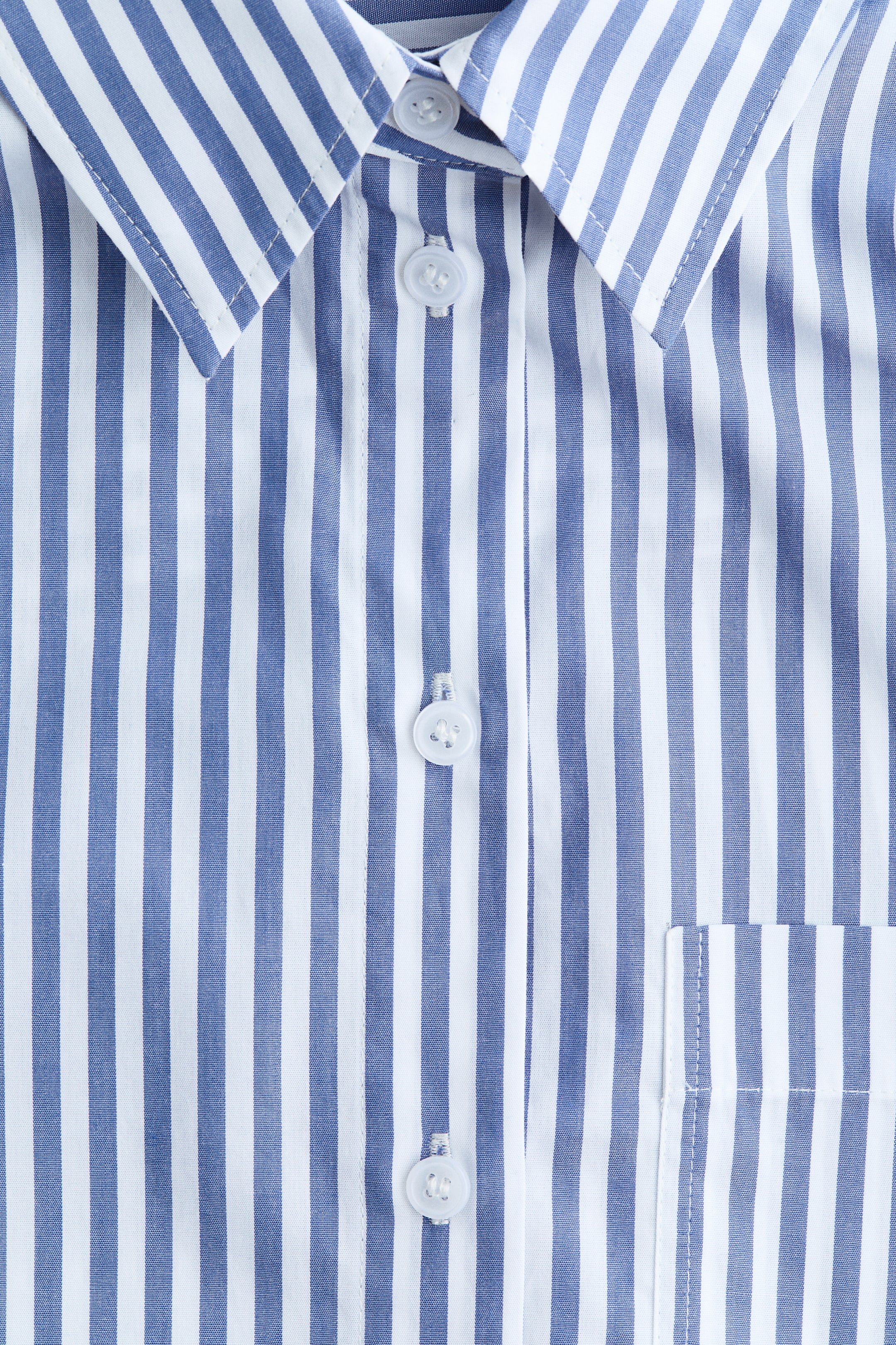 Женские рубашки H&M Short Poplin Shirt — фото 4