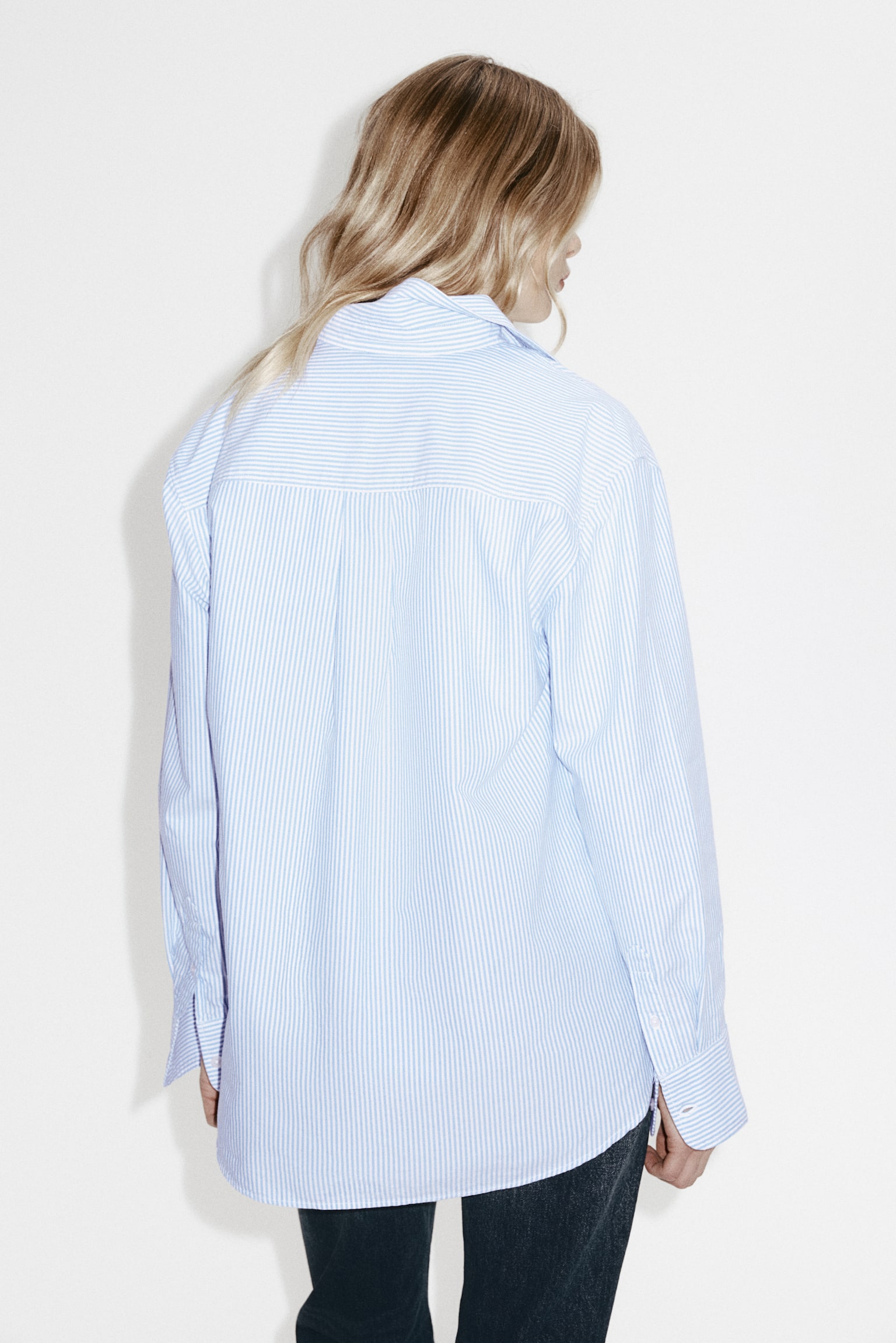 חולצת אוקספורד - כחול/פסים/כחול/ורוד בהיר/כחול/פסים/לבן - 4