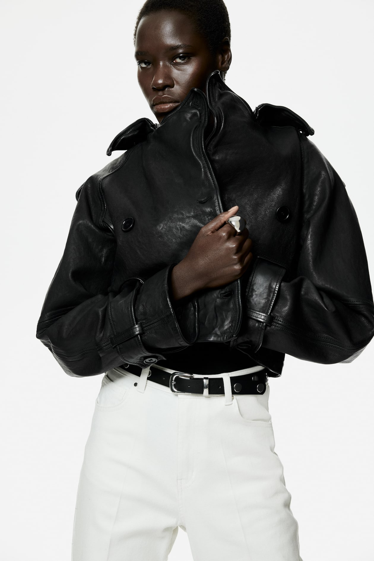 Belted Bootcut Pants - image 3