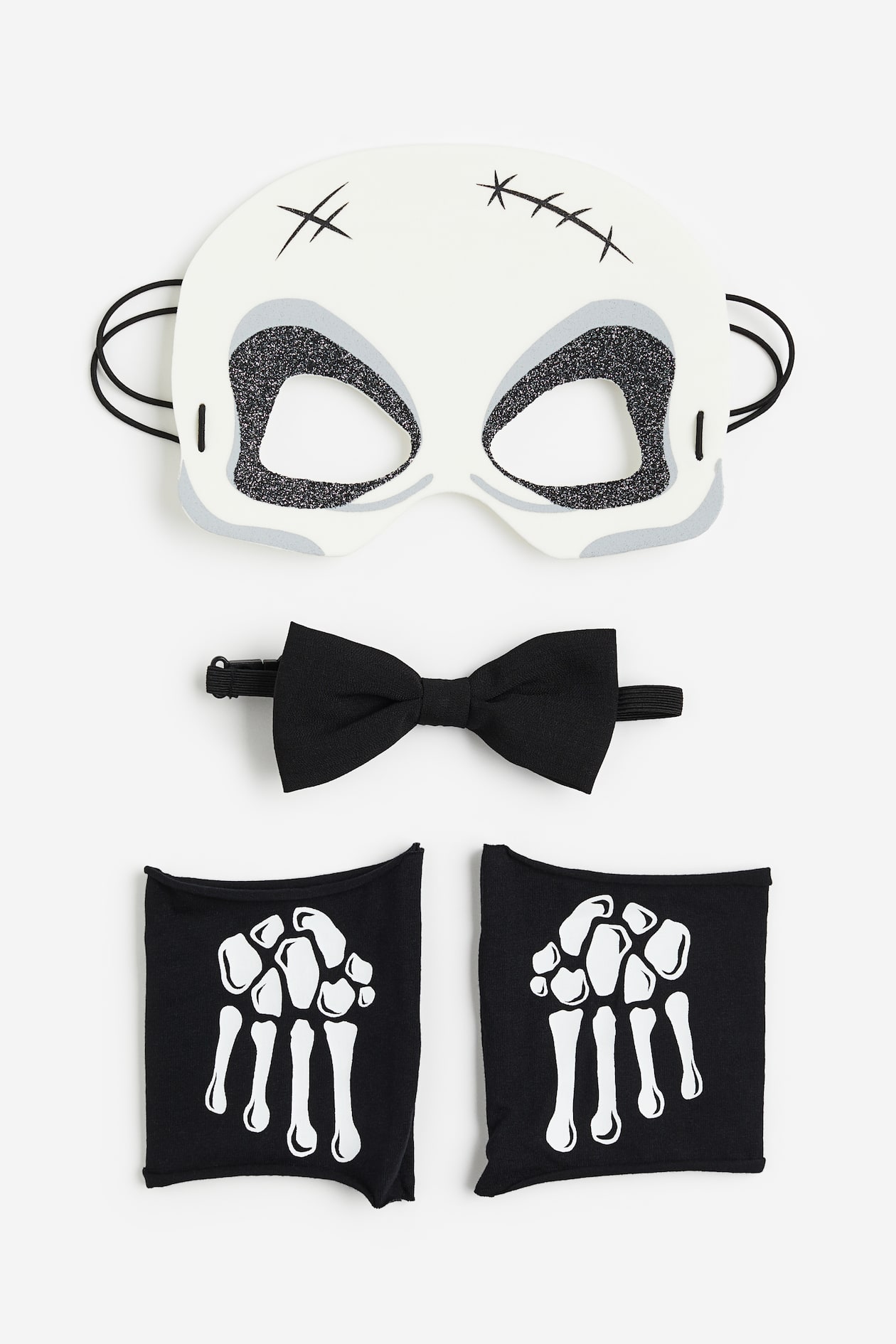 4-piece fancy dress set - White/Skeleton - Kids | H&M GB