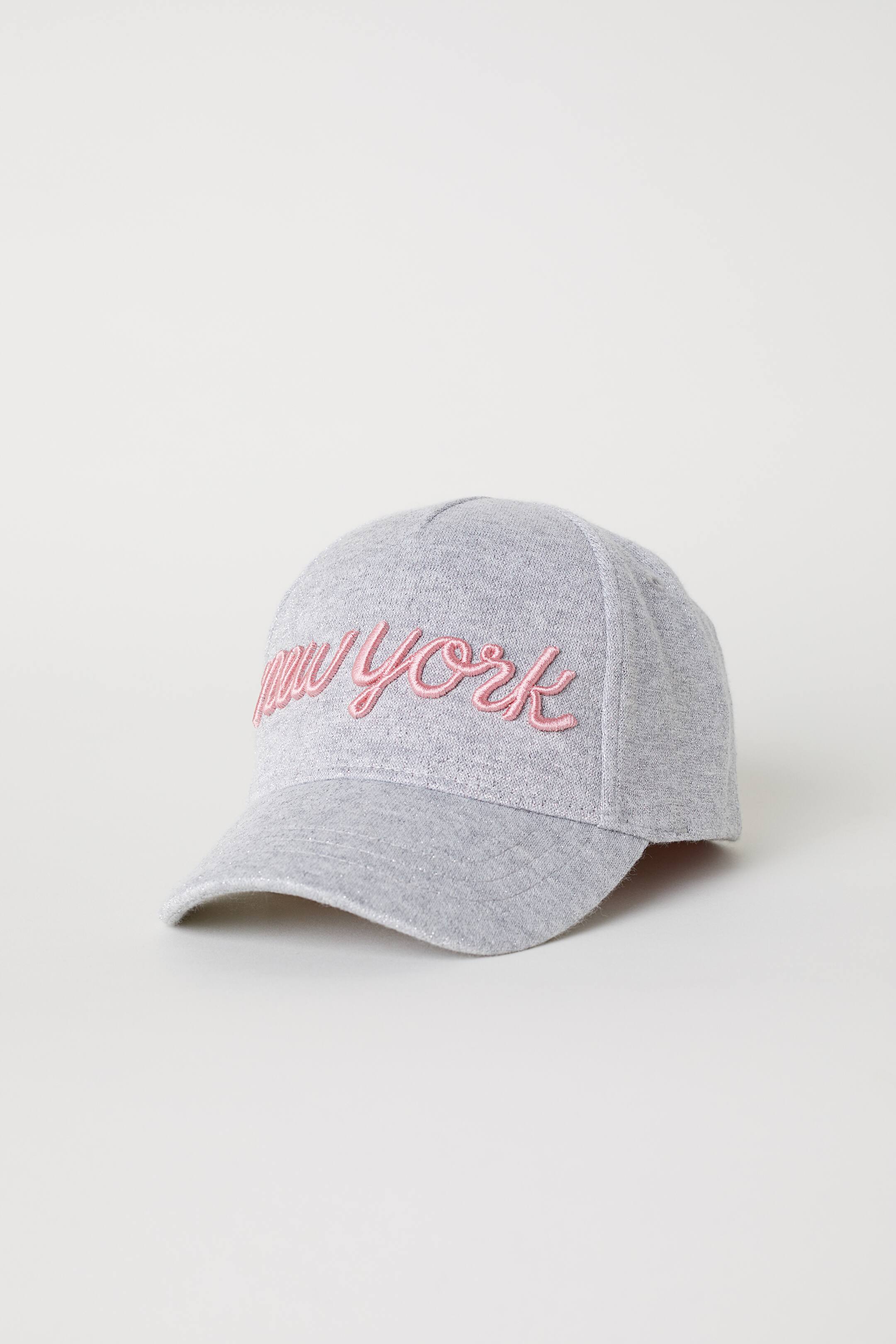 Zobacz większy obraz: Czapka z daszkiem - Srebrzysty/New York - Dziecko | H&M PL 1