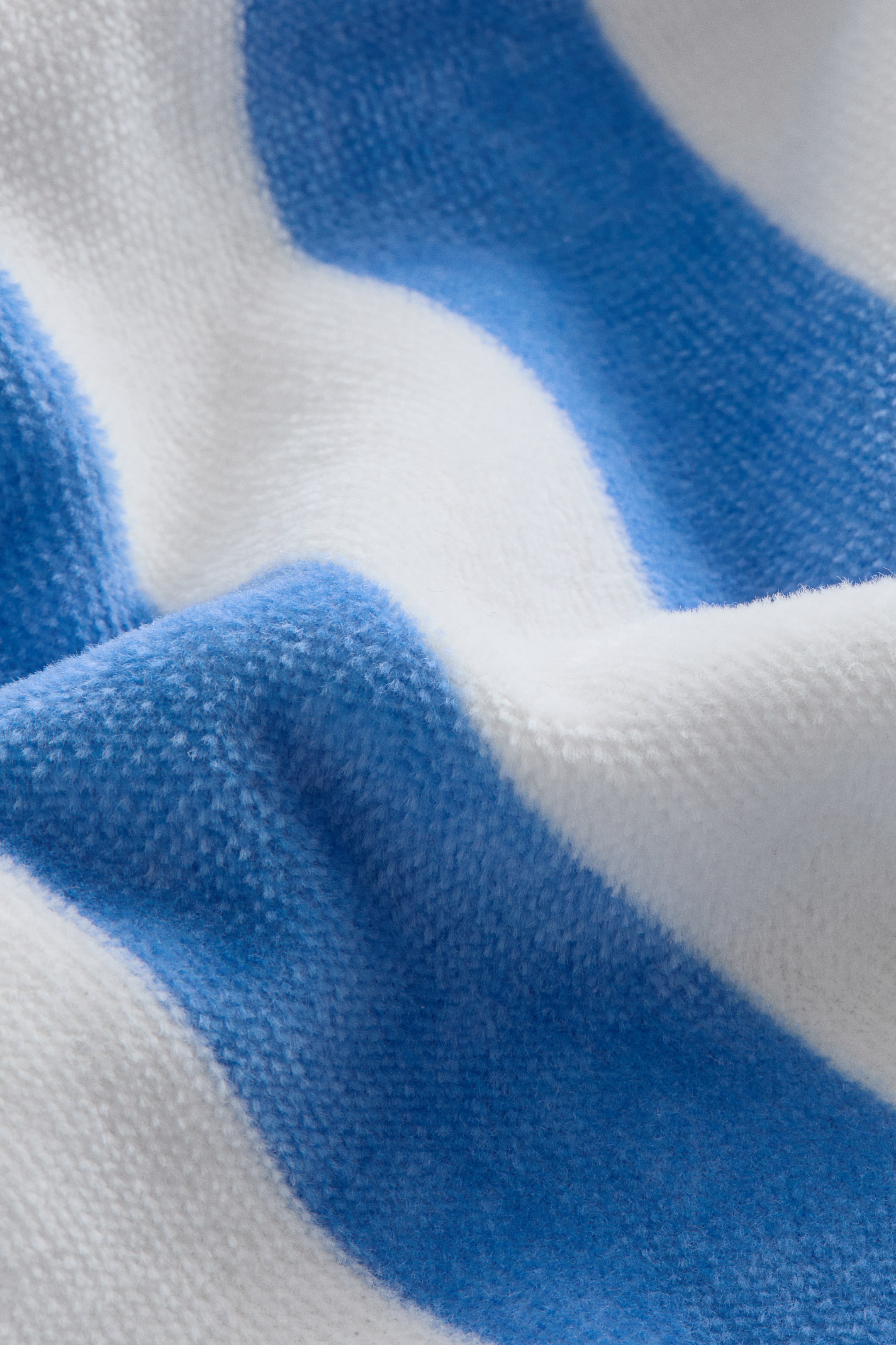 Striped Cotton Hooded Towel Wrap