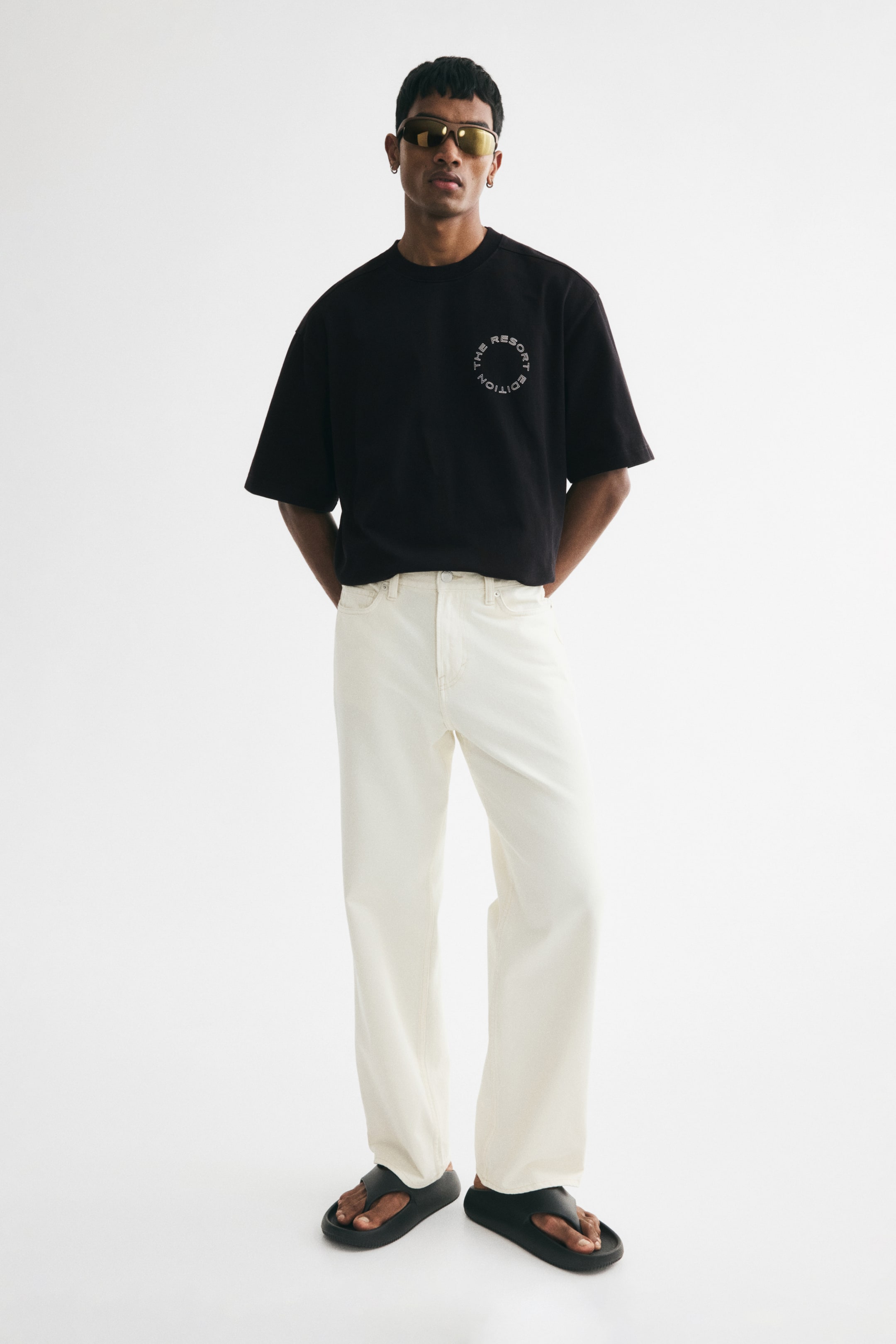 Мужские футболки H&M Oversized-Fit Boxy T-Shirt — фото 6