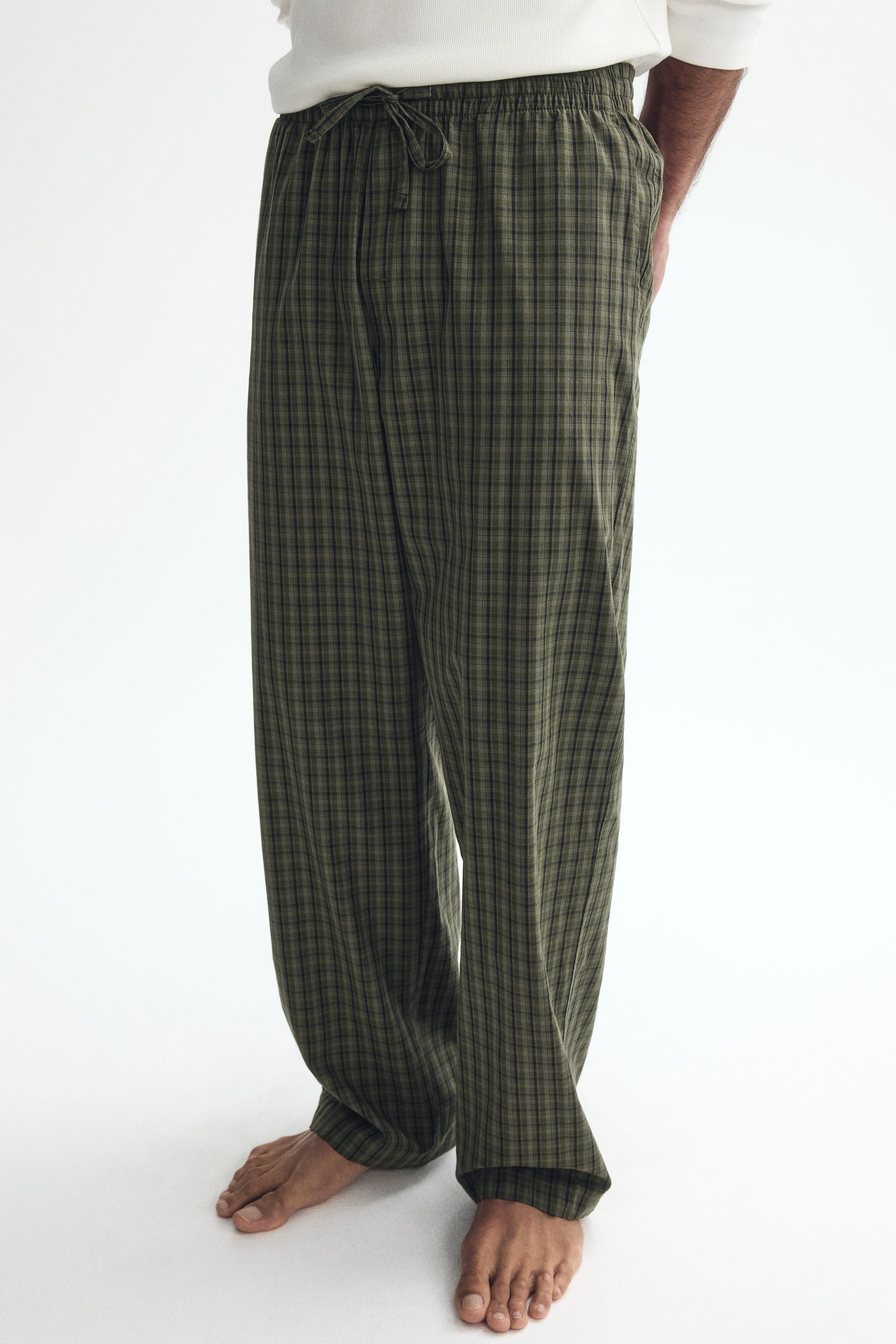 Relaxed-Fit Poplin Pants