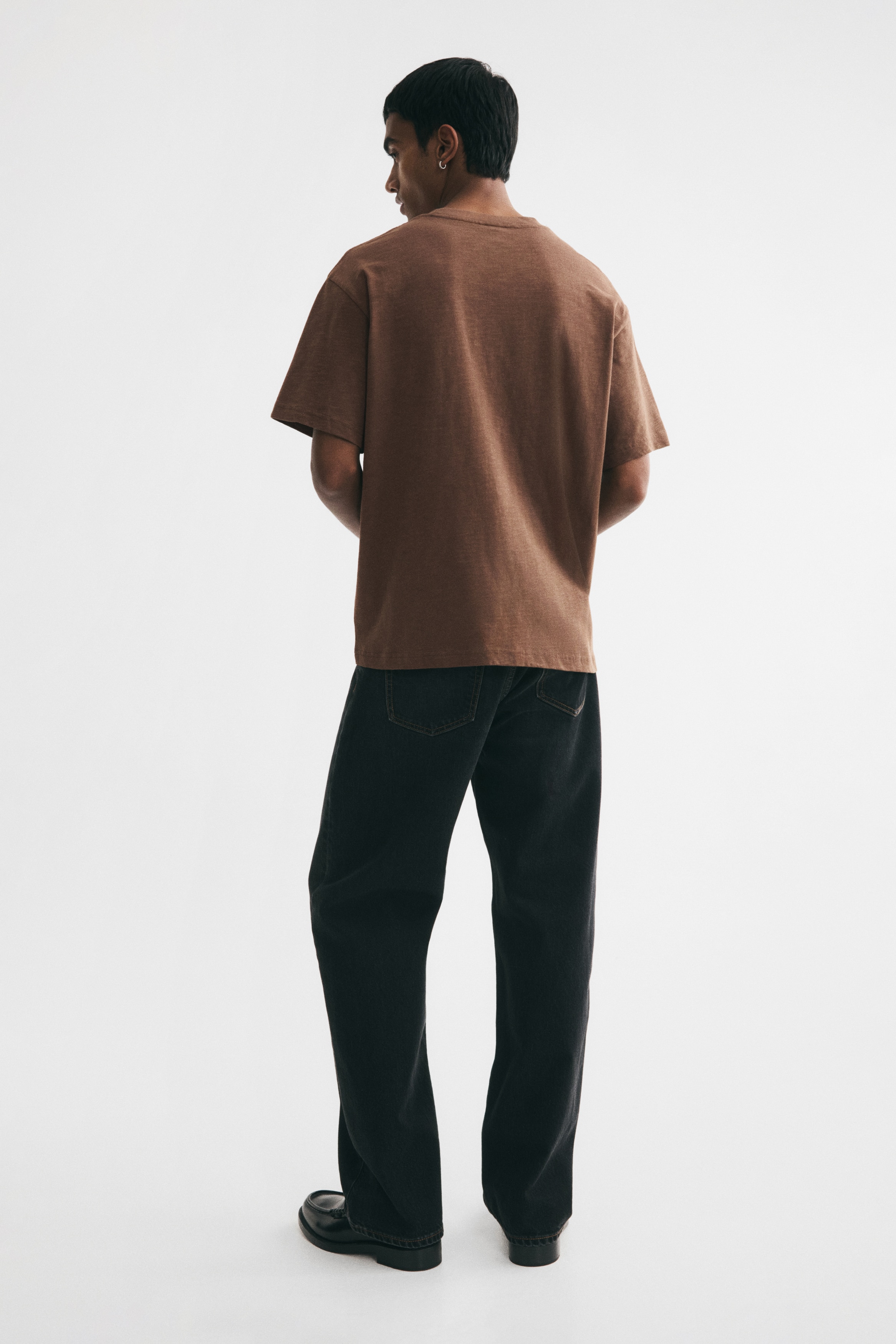 メンズ 茶色トップス・T シャツ | ダークブラウン 他 | H&M JP