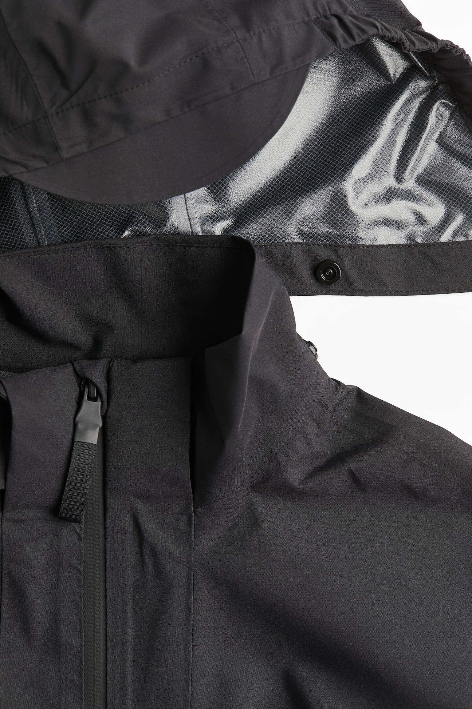 Детская куртка H&M Move Rain Jacket with StormMove™, цвет: Чёрный — фото 8