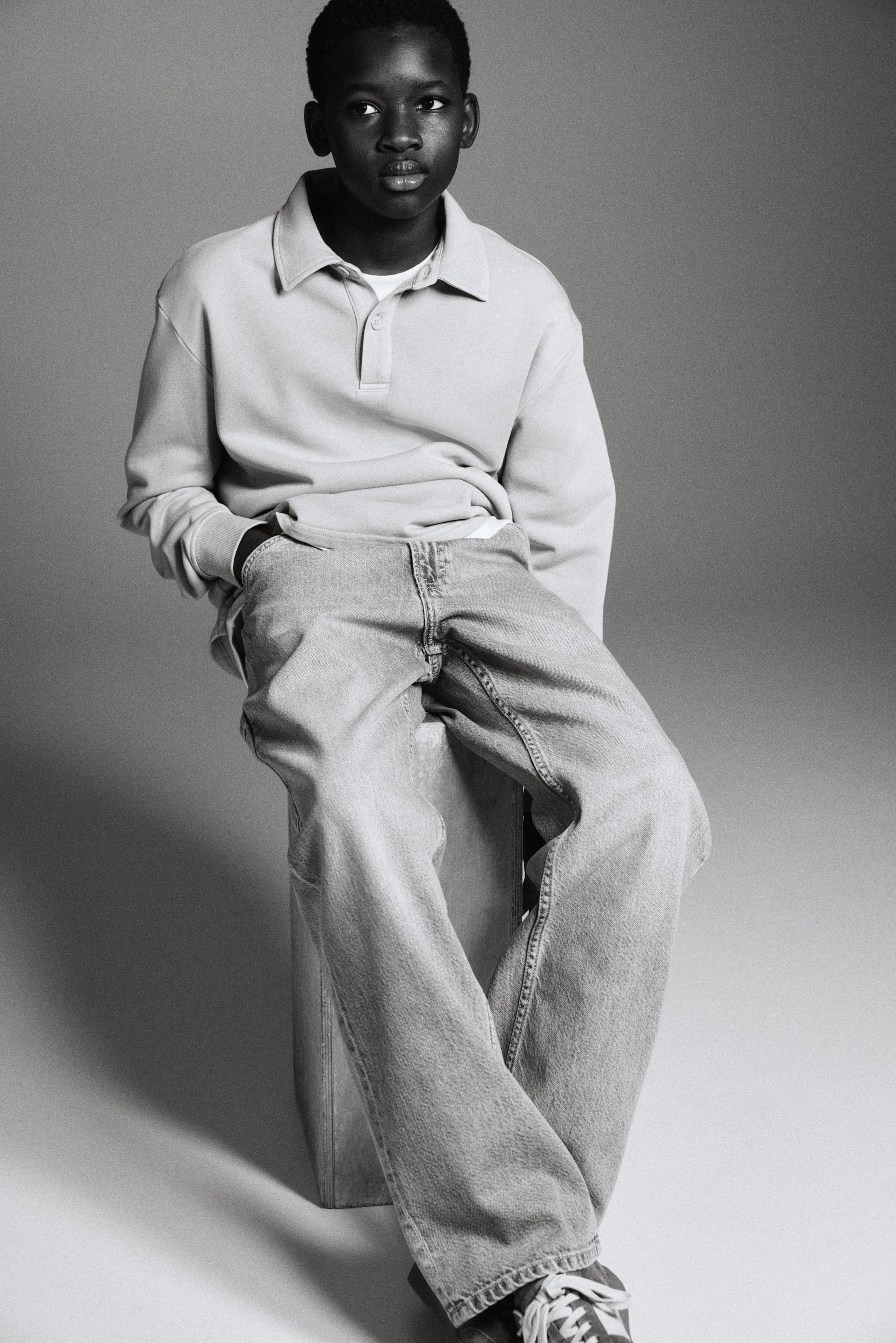 Grösseres Bild ansehen: Loose Fit Carpenter Jeans - Helles Denimblau - KINDER | H&M CH 2