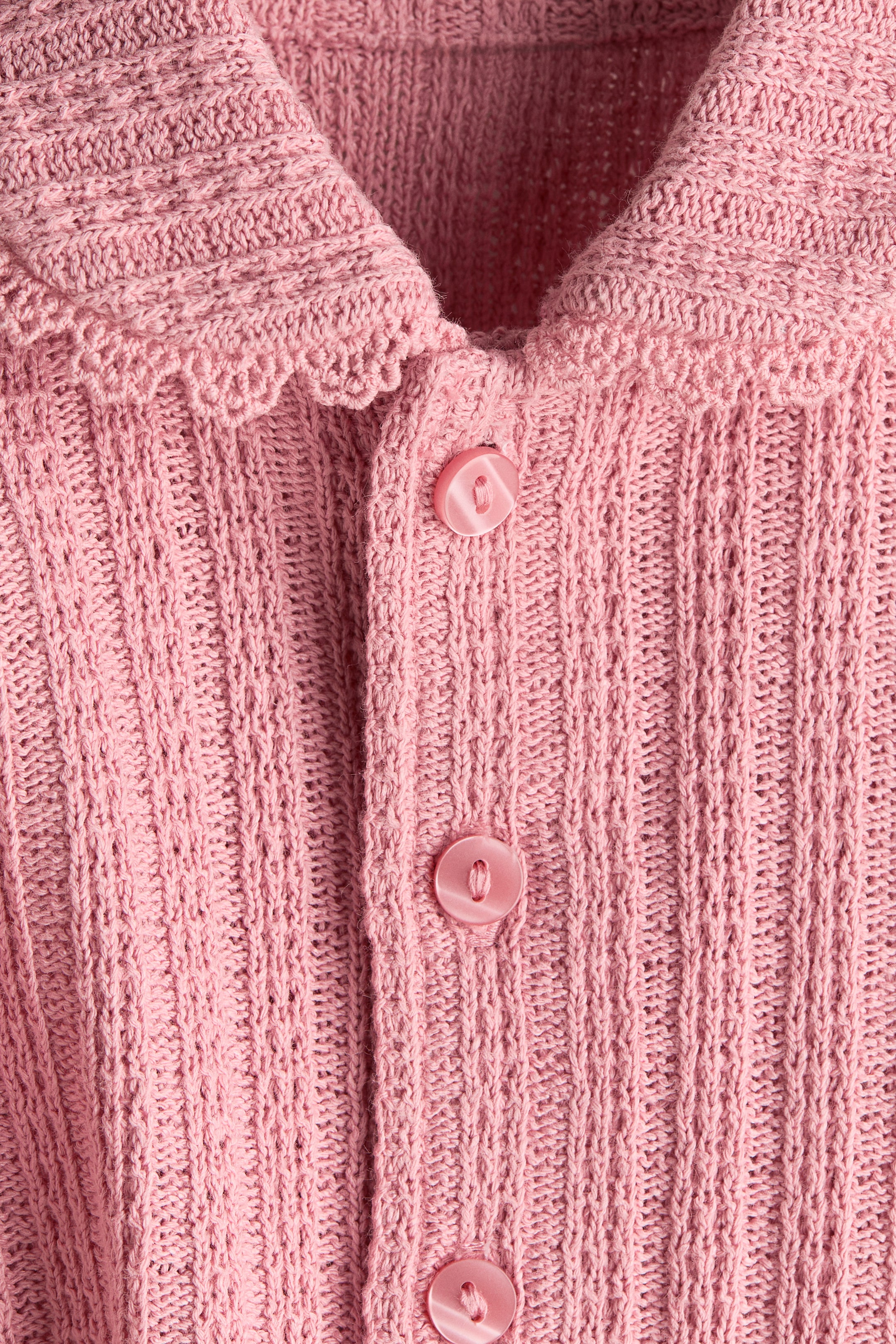 2-Piece Pointelle-Knit Set