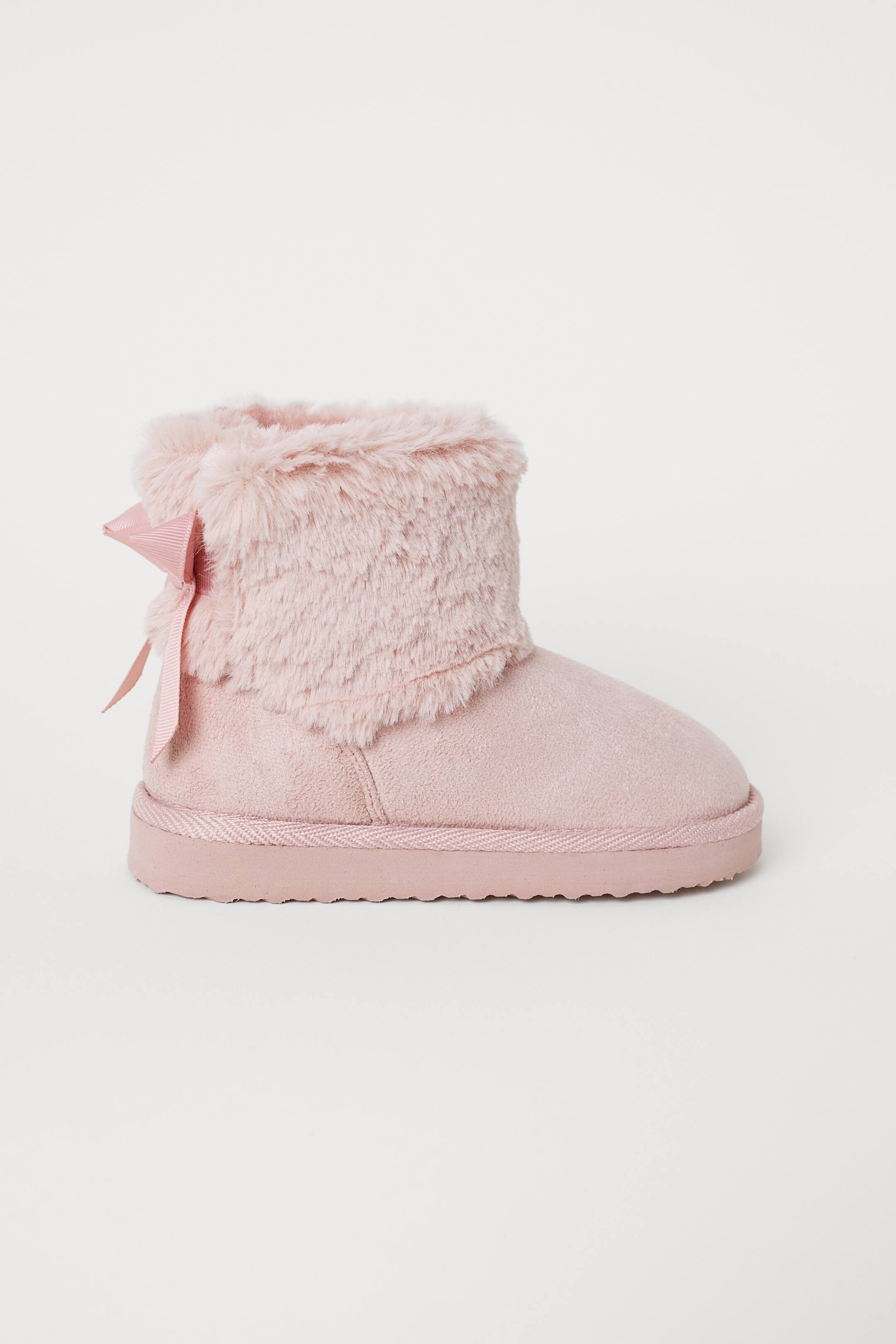 View larger image: Warm-lined boots - Pink - Kids | H&M 1