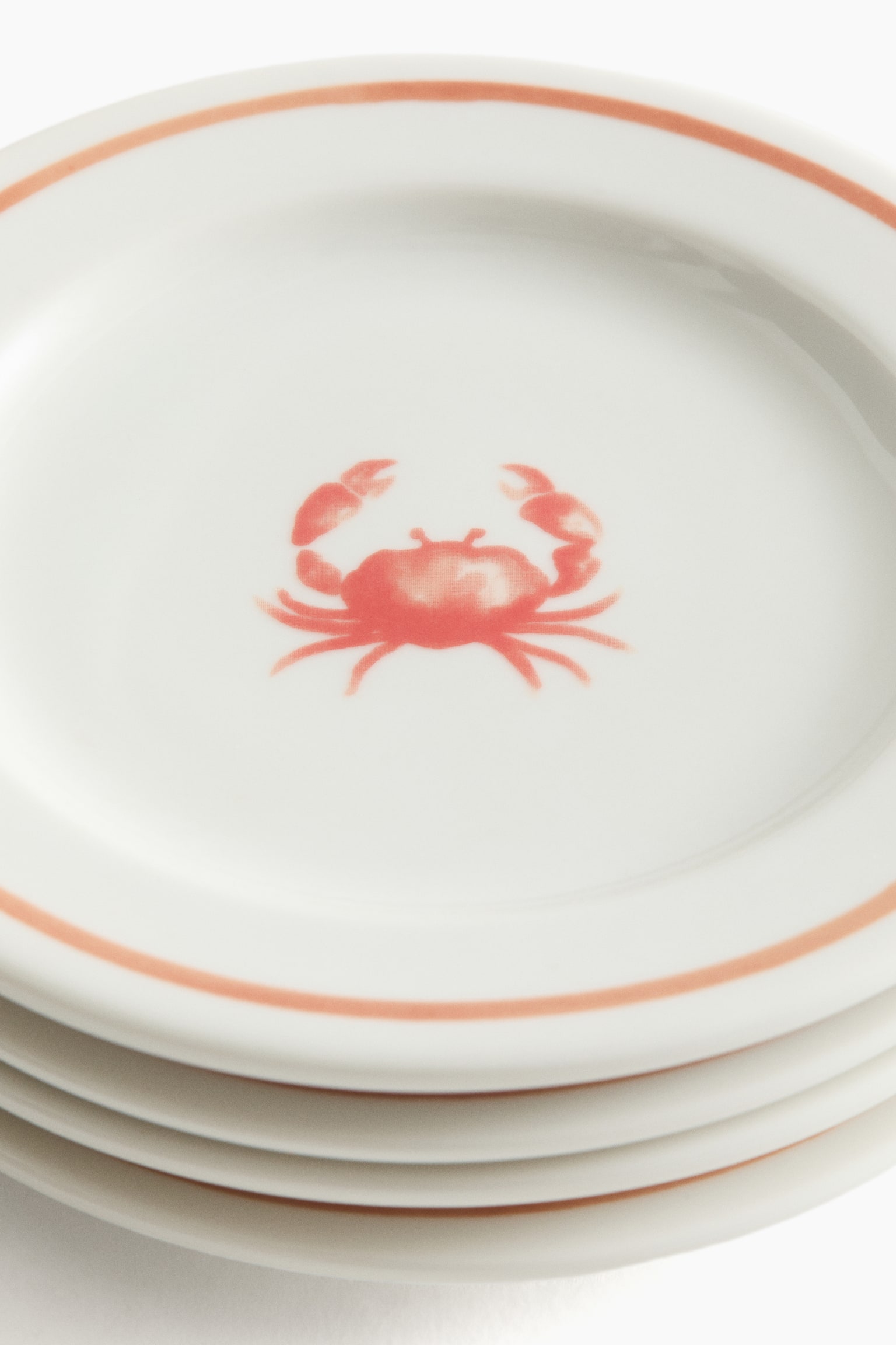4-pack small porcelain plates - 3