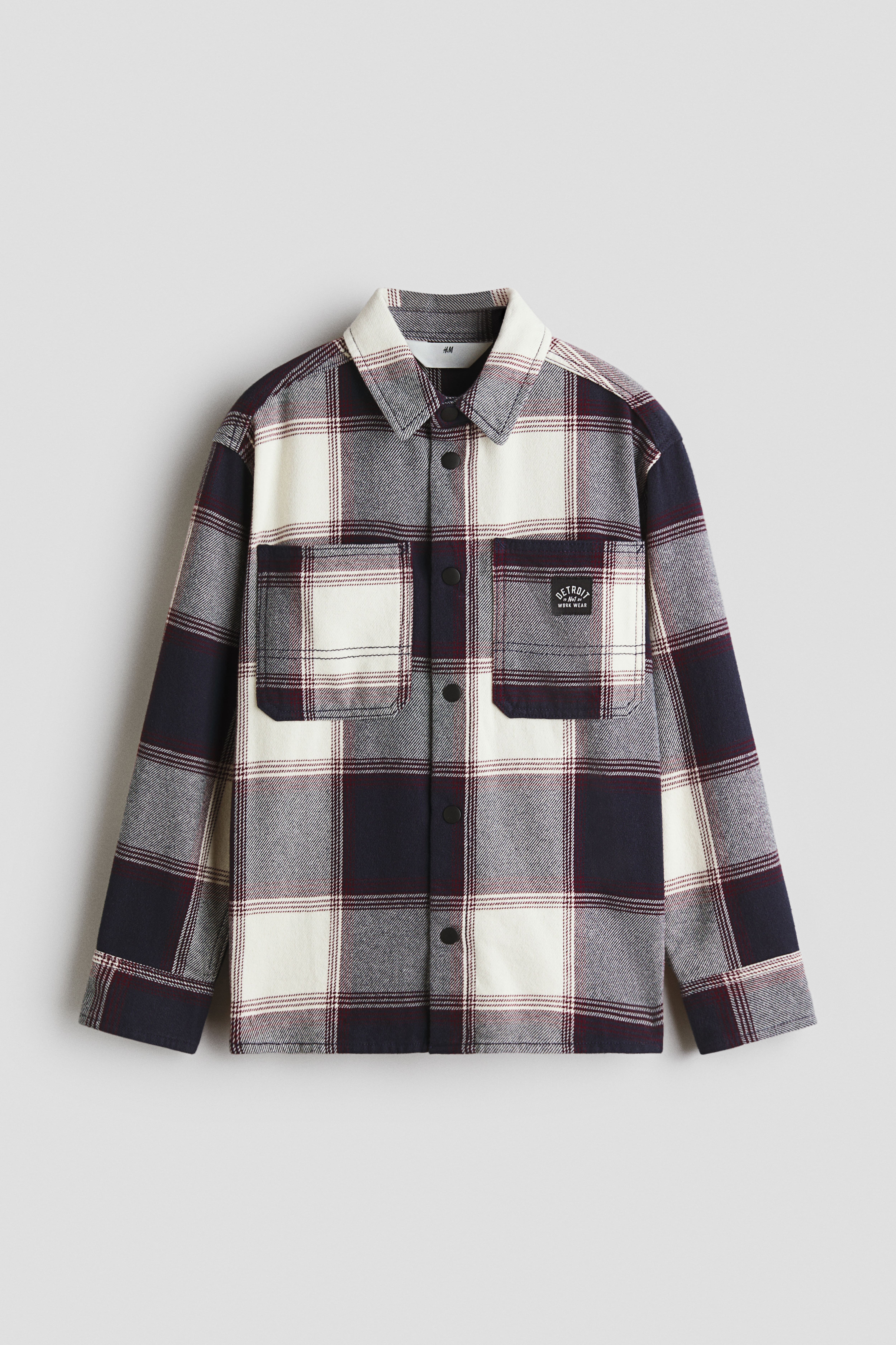 Loose-Fit Flannel Overshirt
