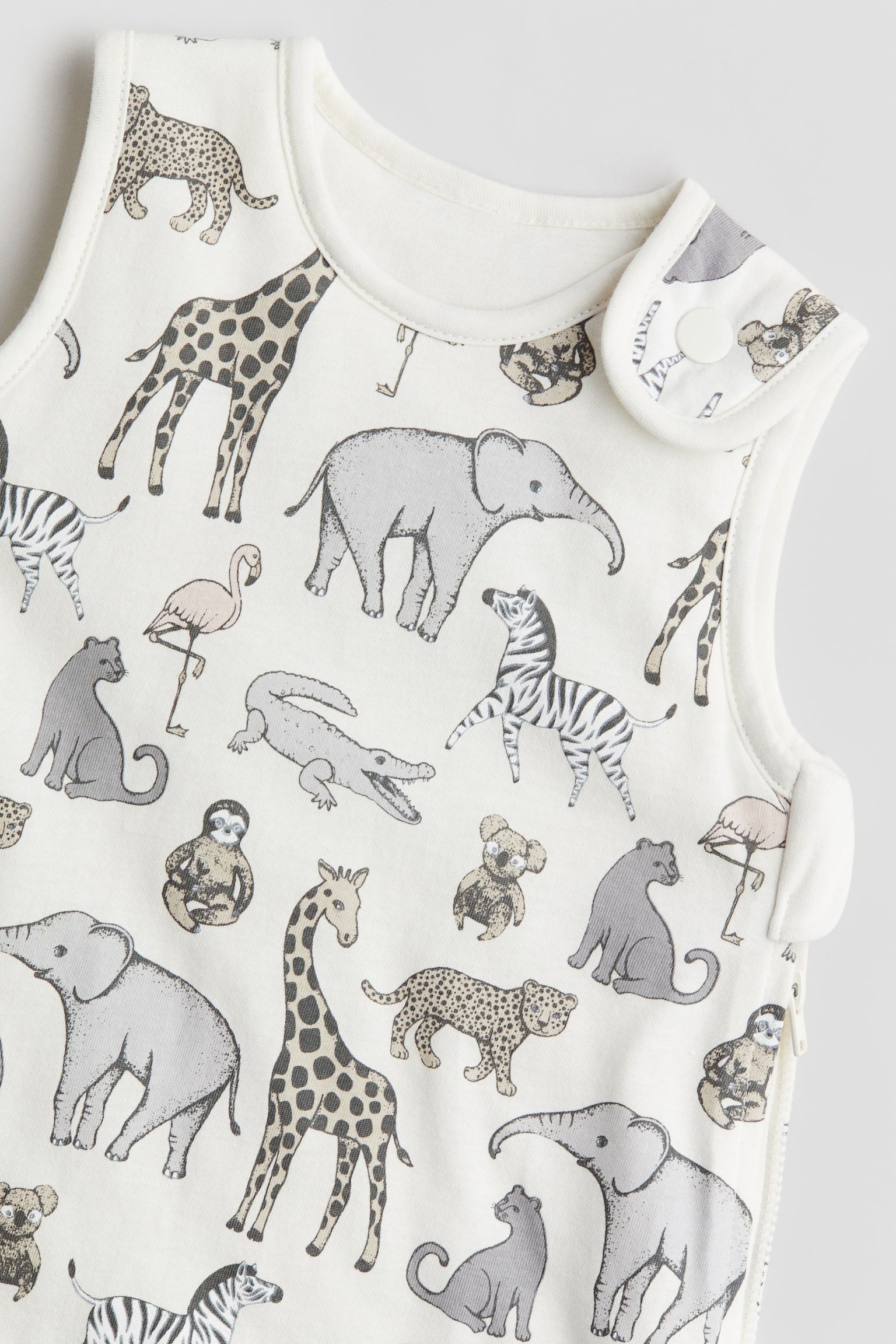 Printed sleep bag - White/Animals/Dark grey/Sweet Dreams/Light grey marl/Koala/White/Koalas/White/Floral/White/Giraffes/Light dusty pink/Hearts/White/Hot Air Balloons/Light pink/Floral/Light blue/Animals/White/Animals - 2