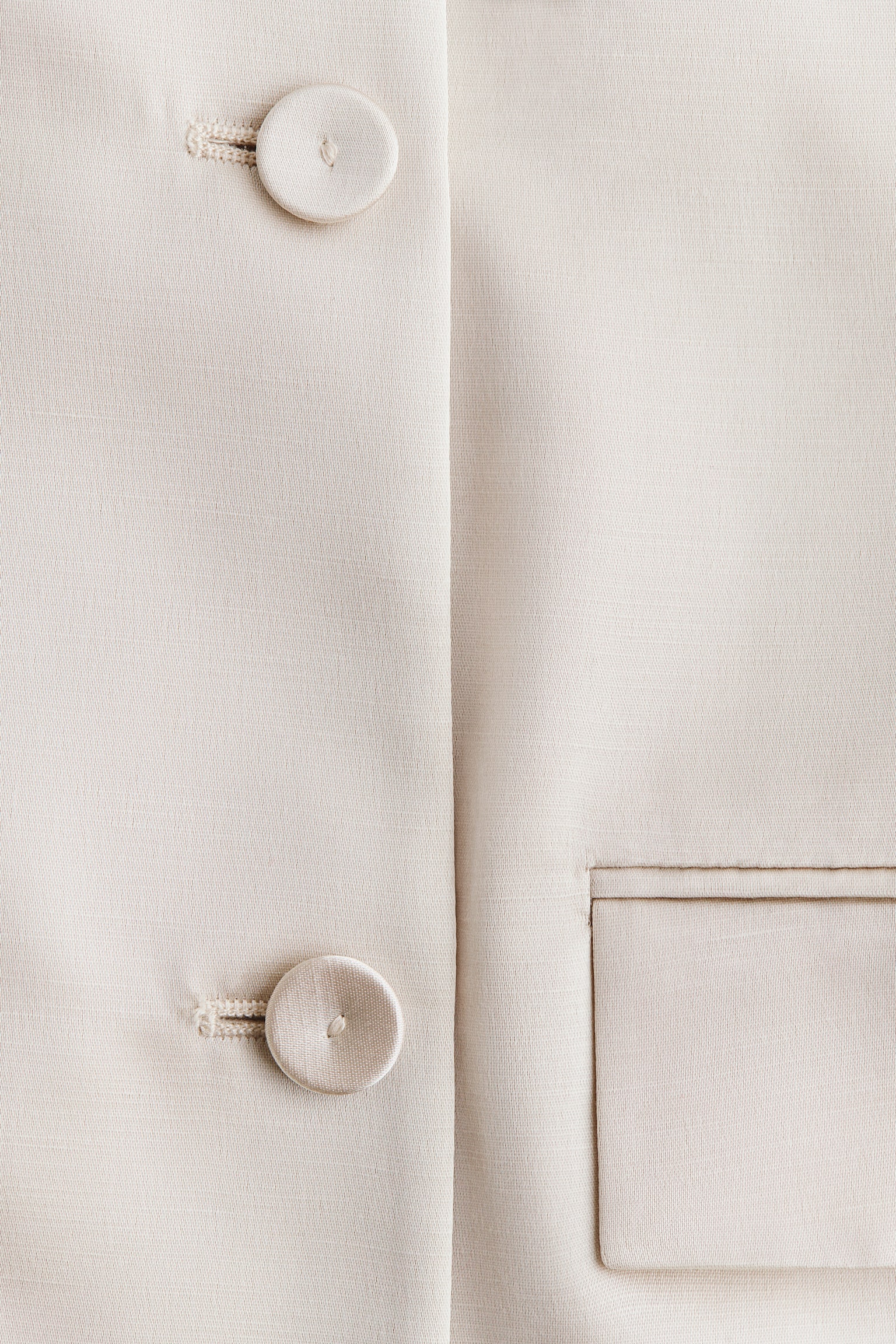 Double-breasted blazer dress - Light beige/Red/Cream - 3