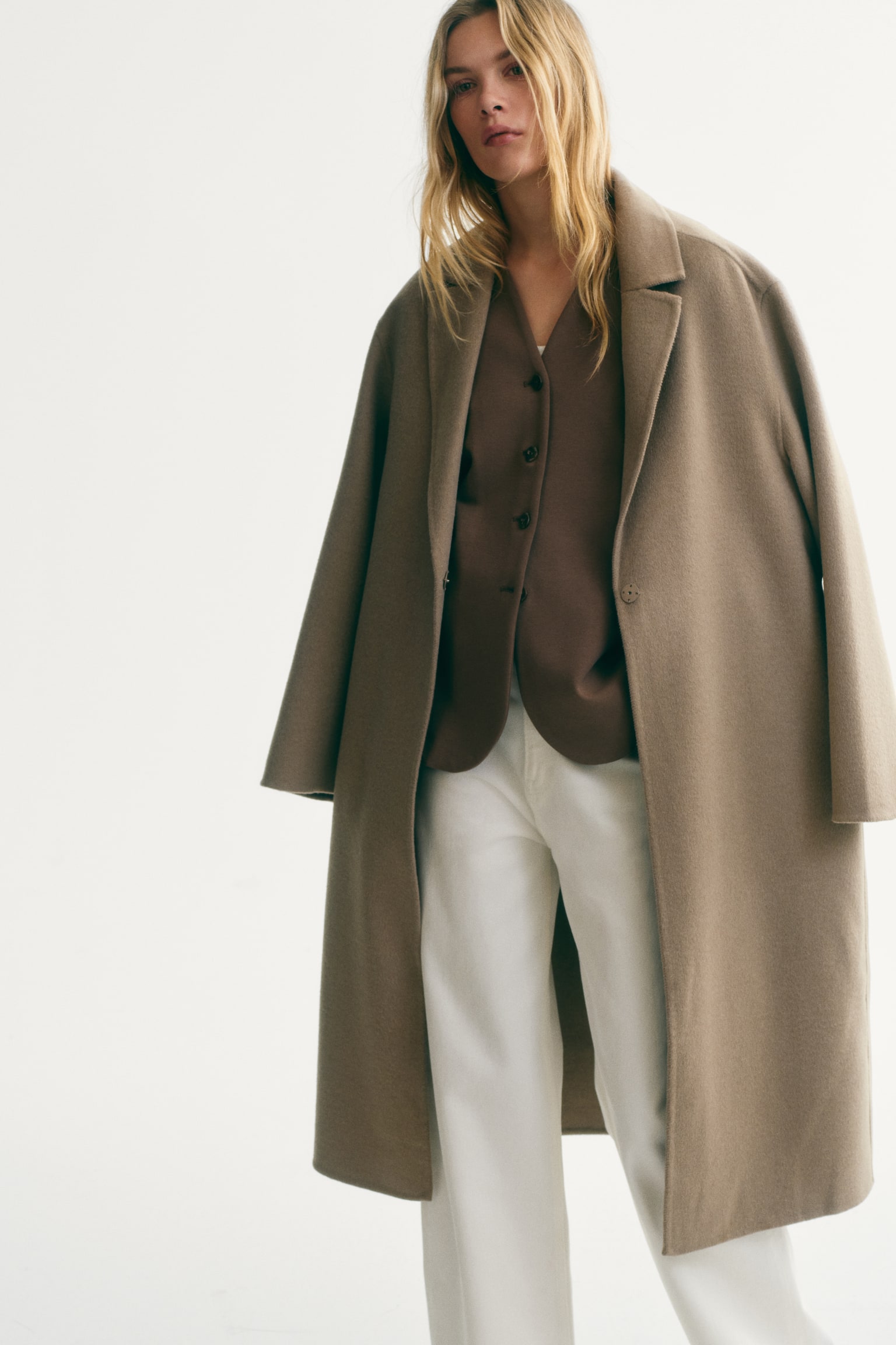 Jersey blazer - Brown/Black/Beige - 1