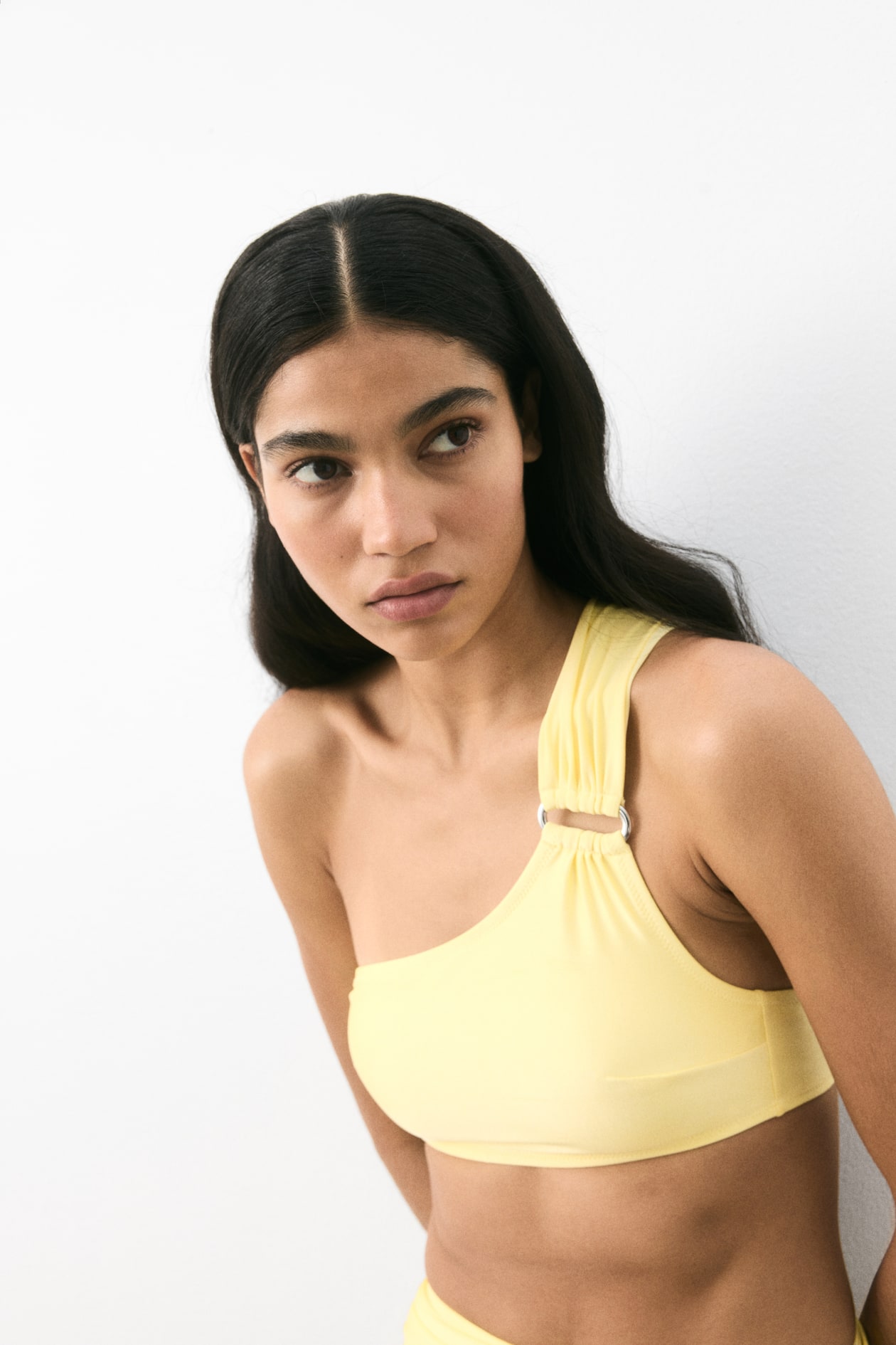 Padded One-Shoulder Bikini Top - image 3