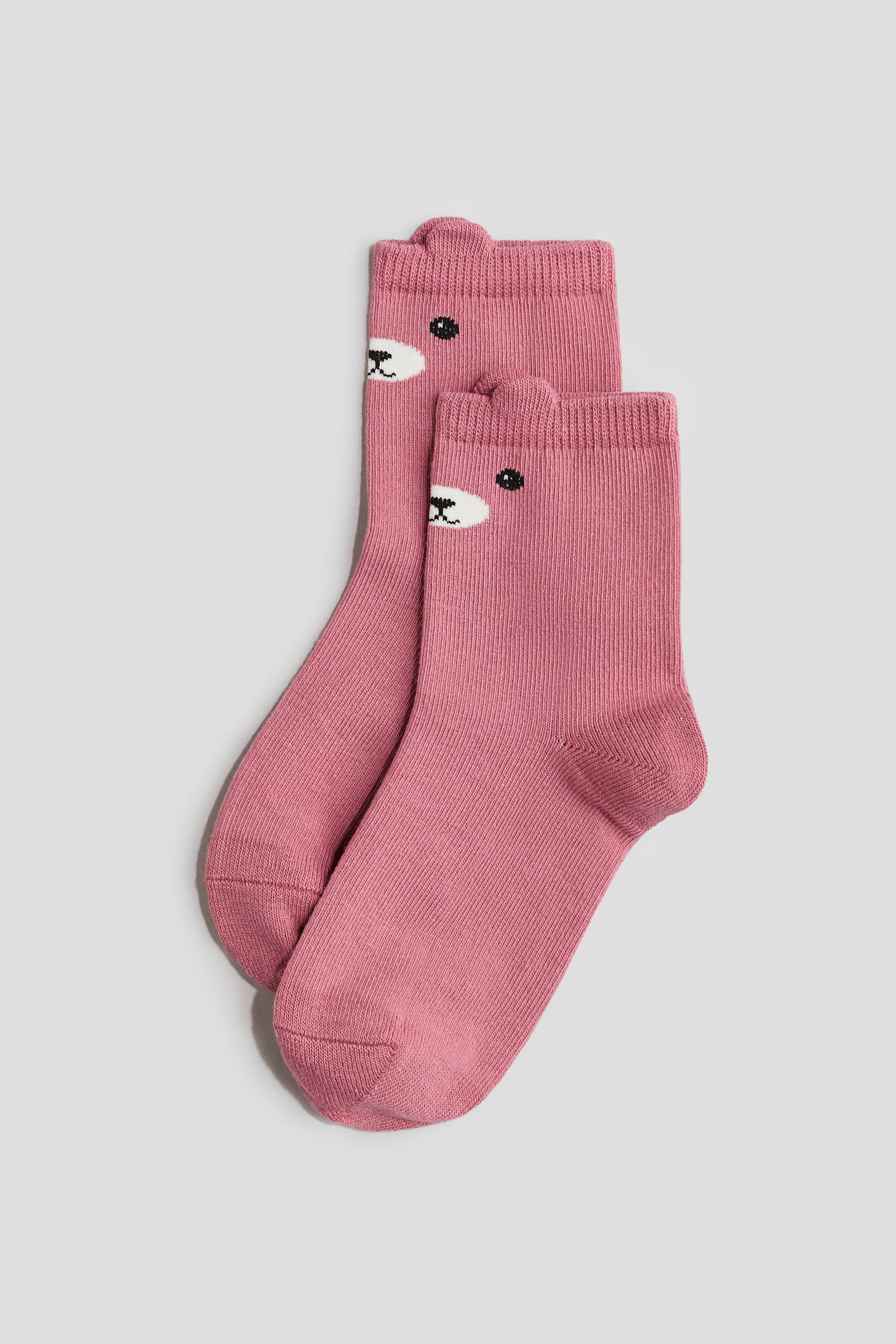 10-pack socks - Pink/Pink/Beige/Green - 3