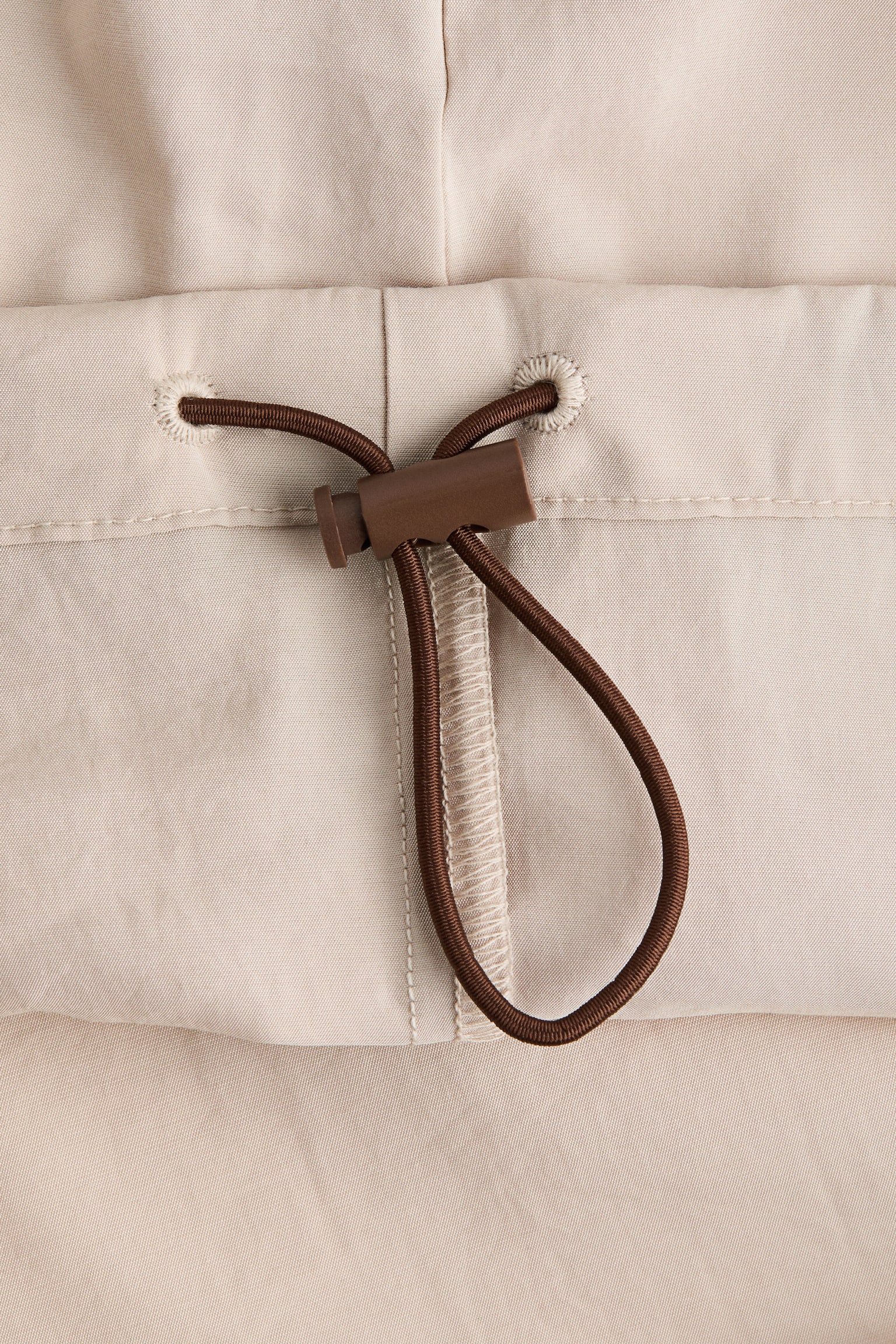 Oversized windbreaker - Light beige - 3