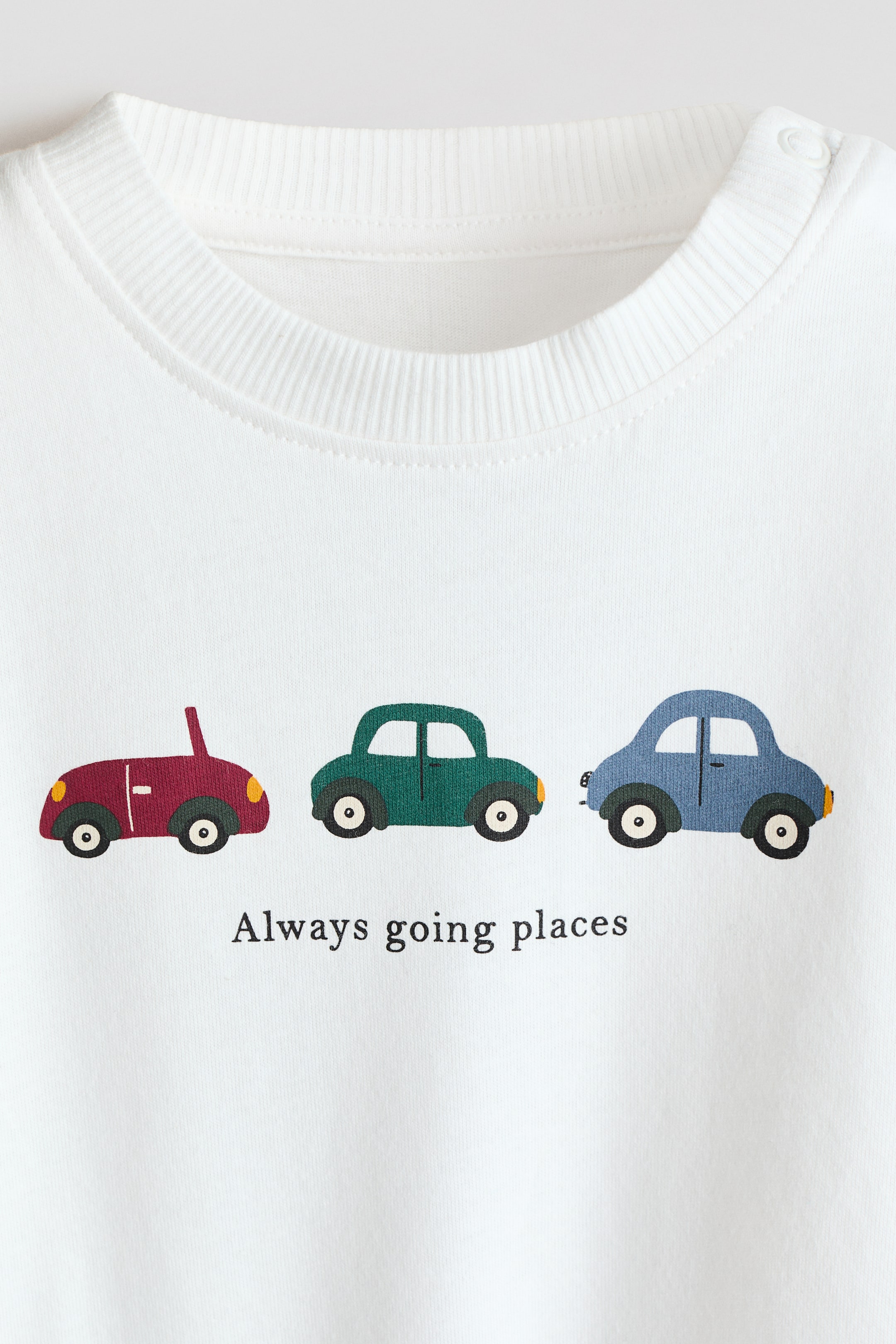 3-Pack Long-Sleeved Cotton T-Shirts