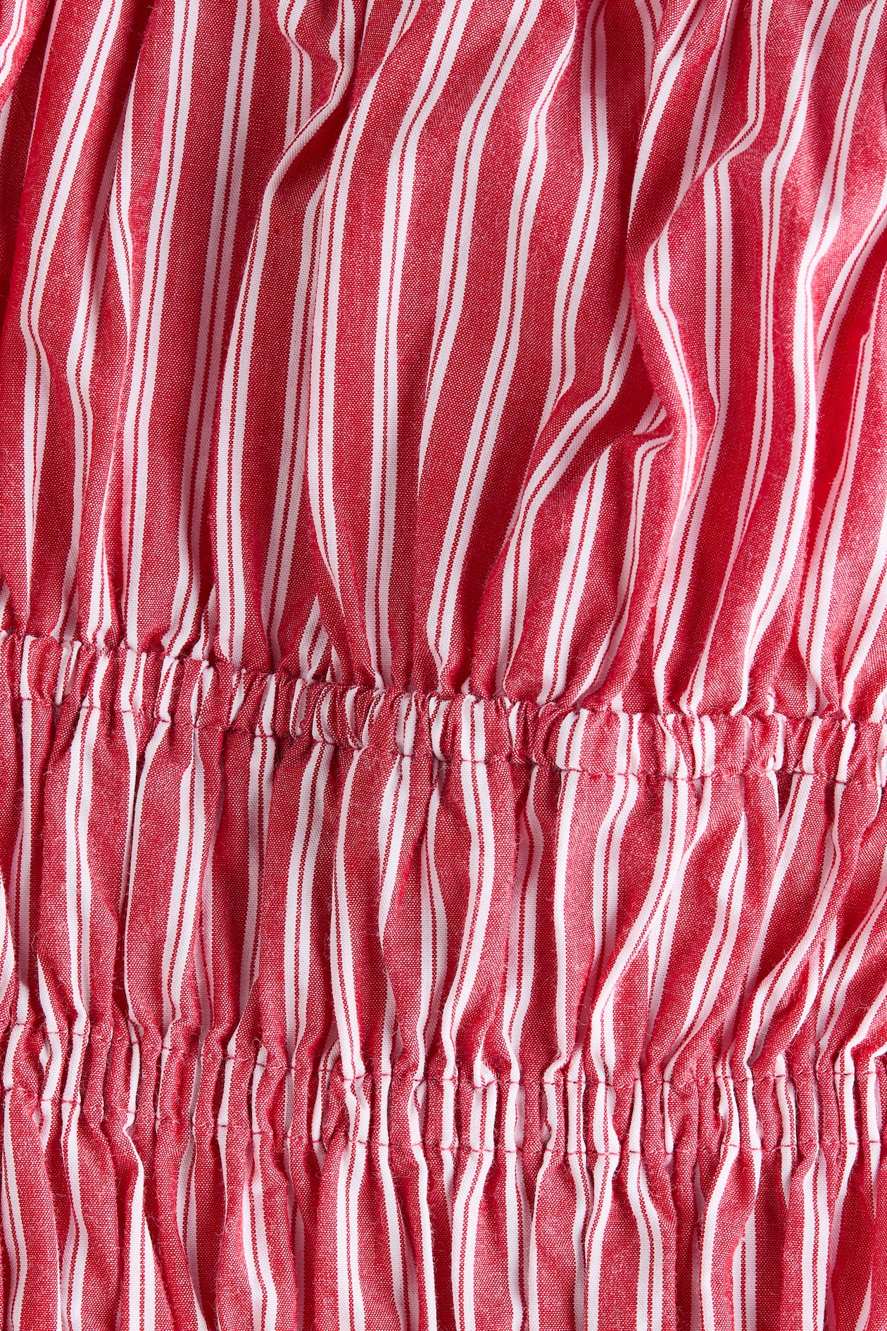 Drawstring-Detail Cotton Bandeau Top - image 2