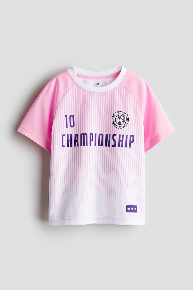 Maillot de football imprimé - Rose/Championship/Vert vif/Goalie/Blanc/Championship - 1