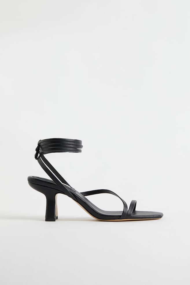Leather sandals - Black