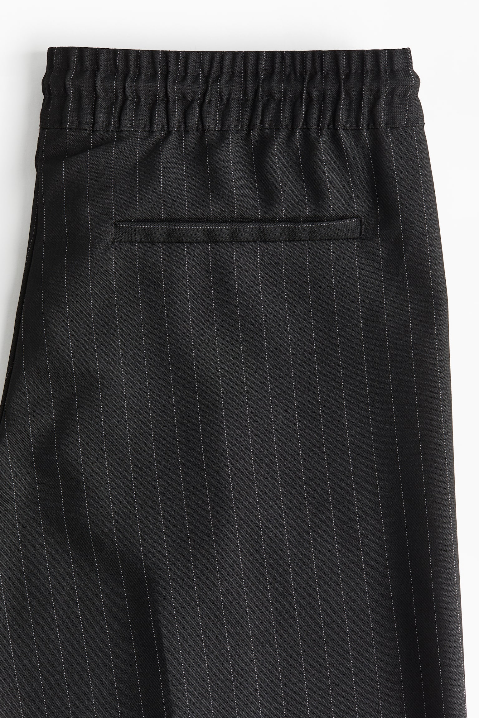 Wide pull-on trousers - Black/Pinstriped/Beige/Black/Grey marl - 5