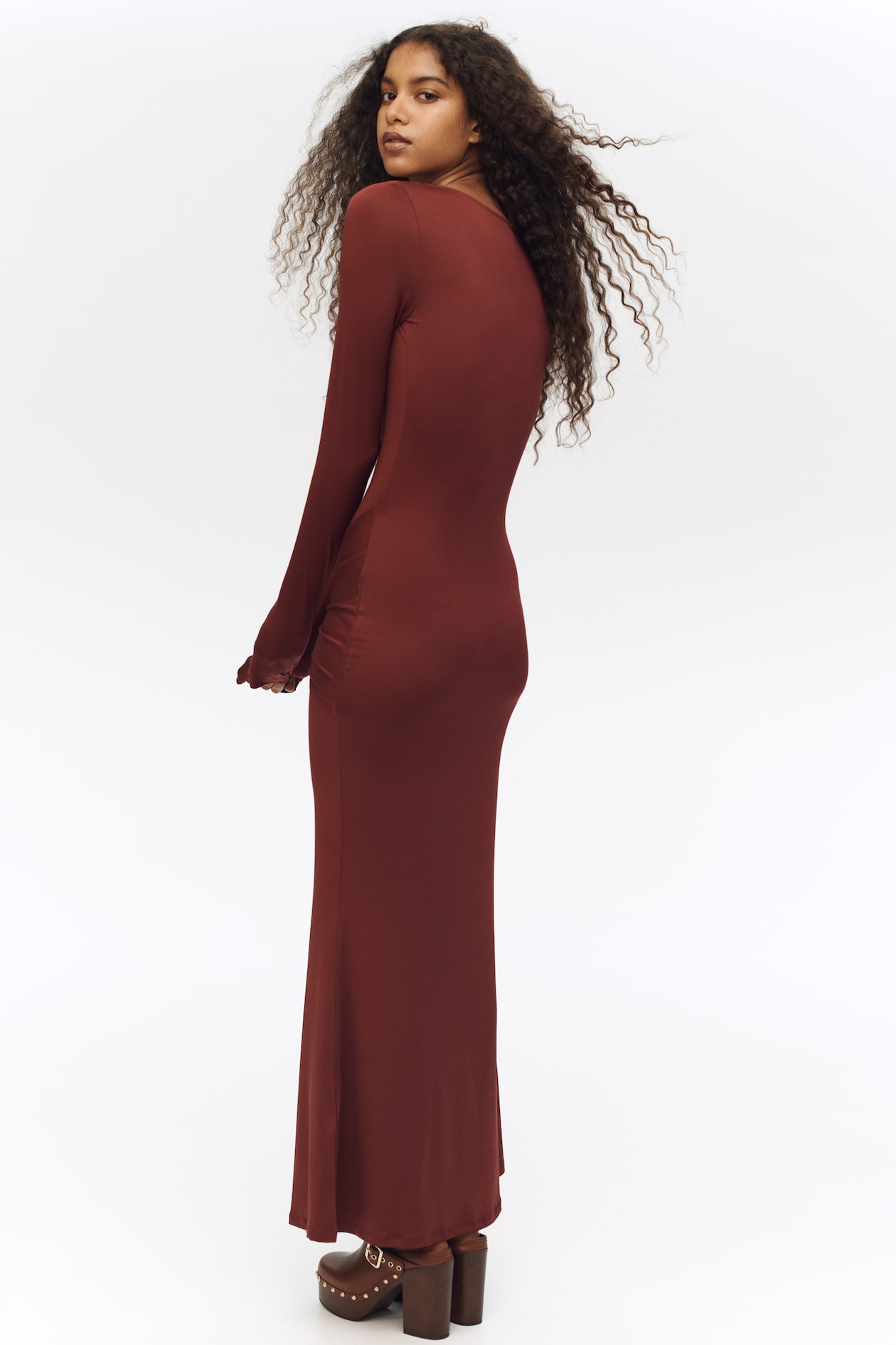 Tie-Detail Jersey Dress - image 2