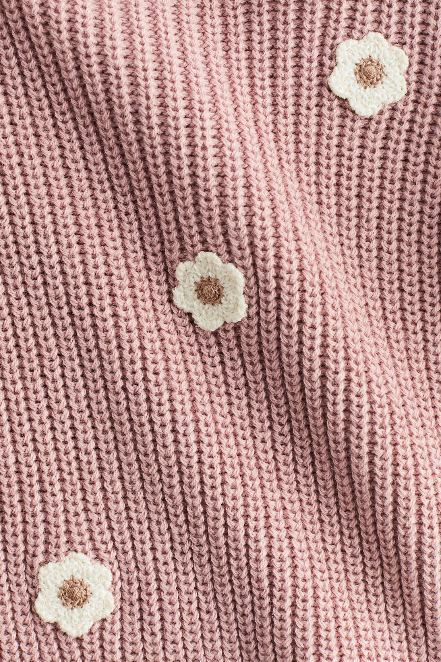 Conjunto de 2 piezas en tejido de algodón - Rosa tenue/Flores - 2