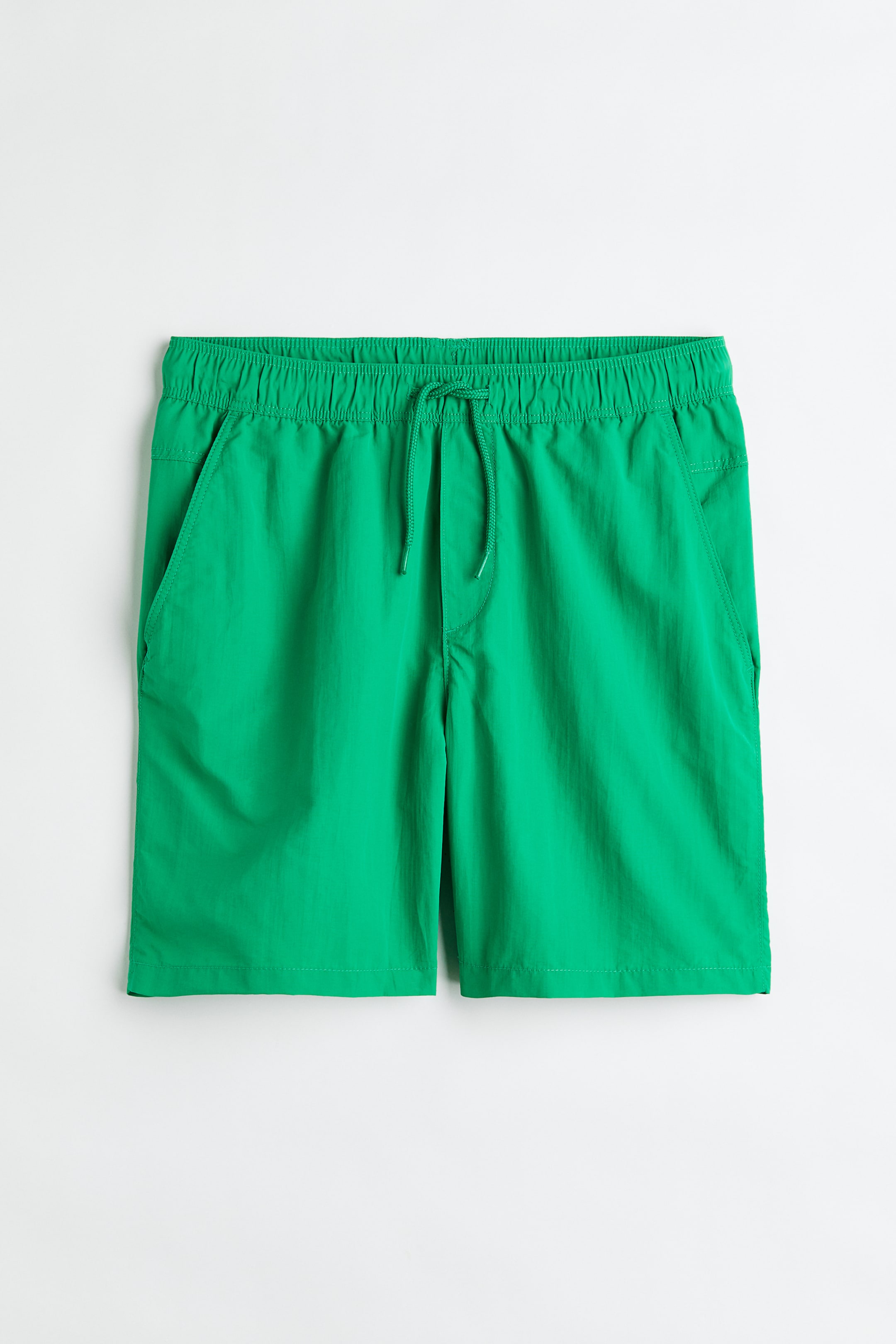View larger image: Relaxed Fit Nylon shorts - Bright green - Men | H&M IN 1