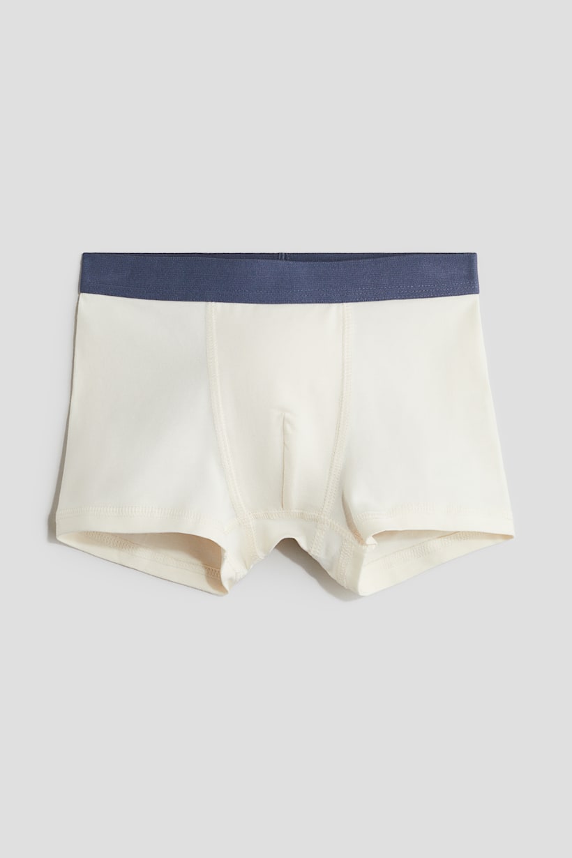 Boys Soft Cotton Boxer Brief 3-Pack | Bright Light Blue/Denim Blue/Navy