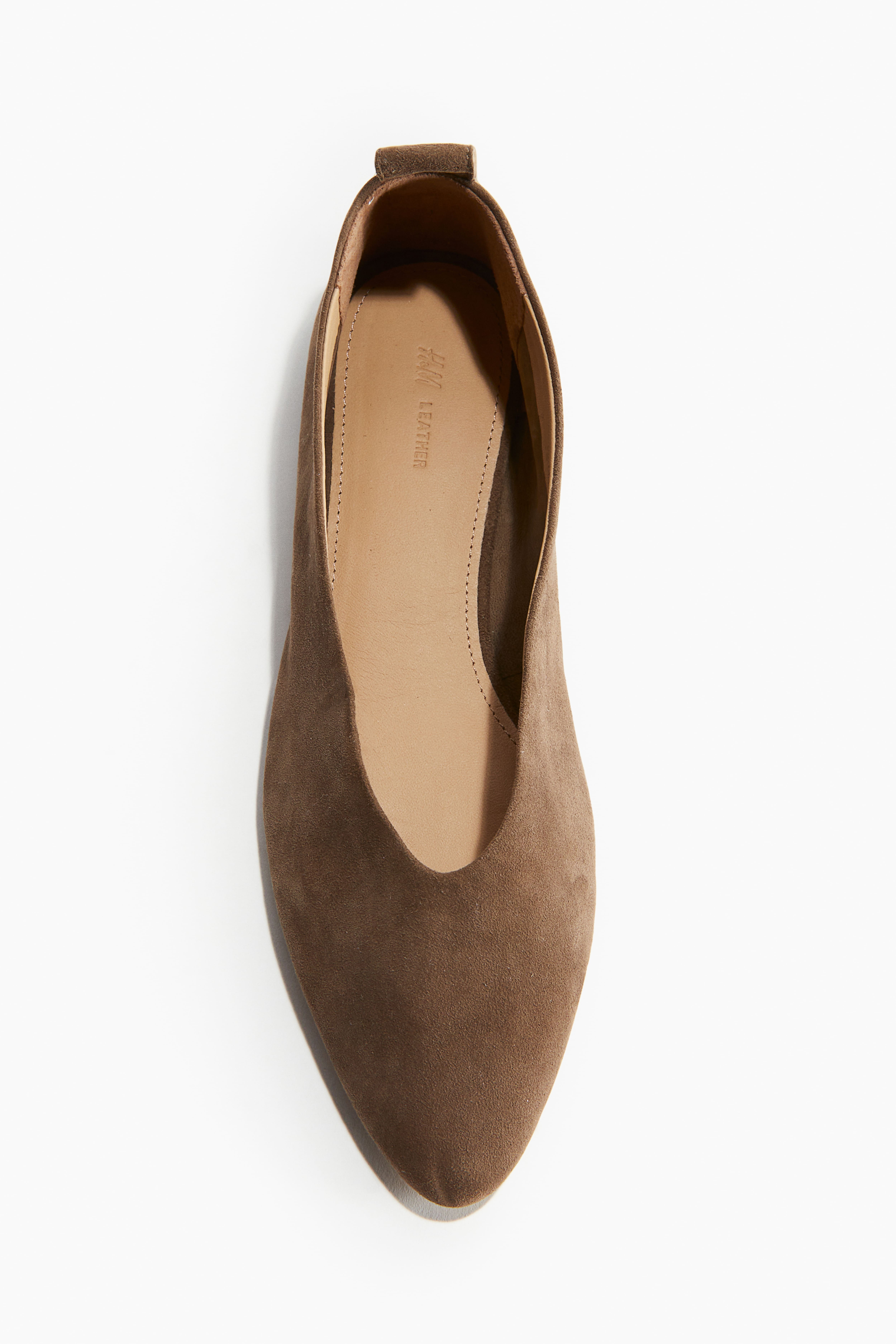 Tan ballet pumps on sale