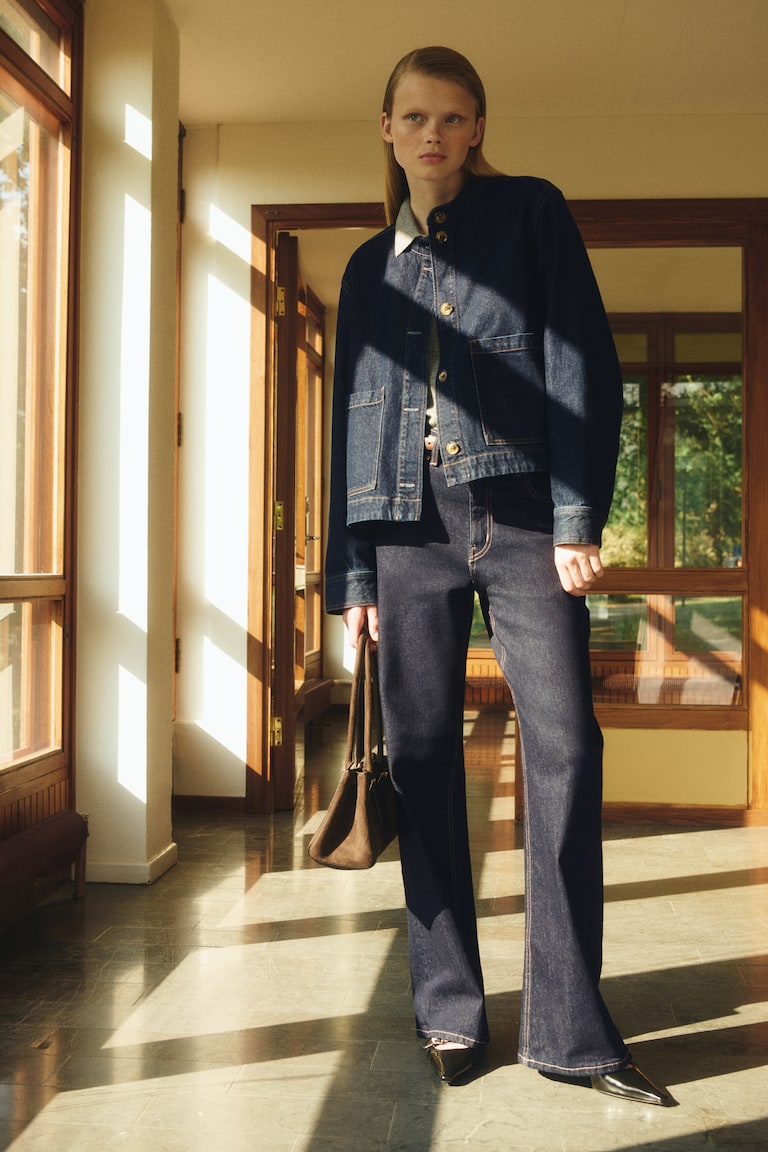 Wide High Jeans Bleu denim foncé FEMME H&M FR