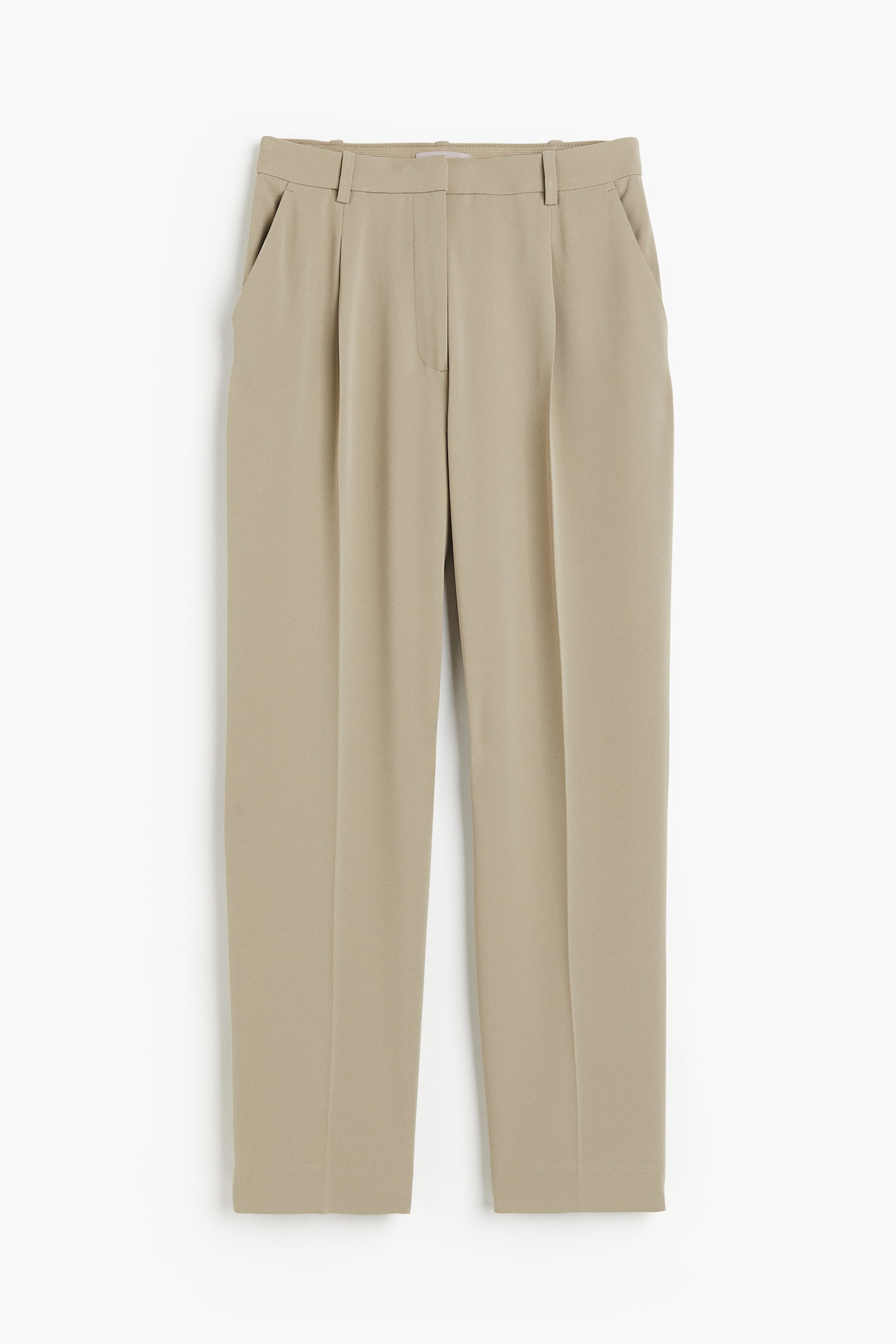 Wide Crease Leg Pants - Beige/Black/Dusty blue/Light beige - 2