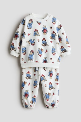 2-Piece Printed Sweatsuit
