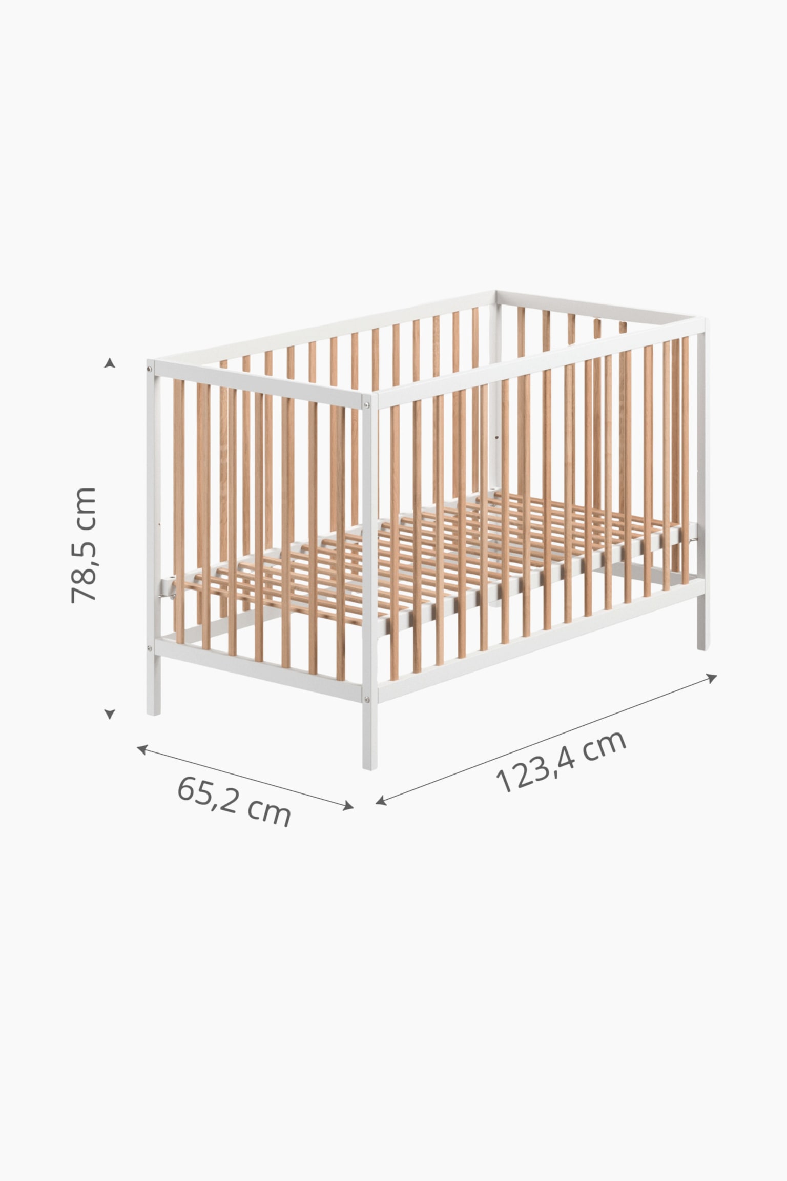 Ledikant - Hetre - Wit - 3