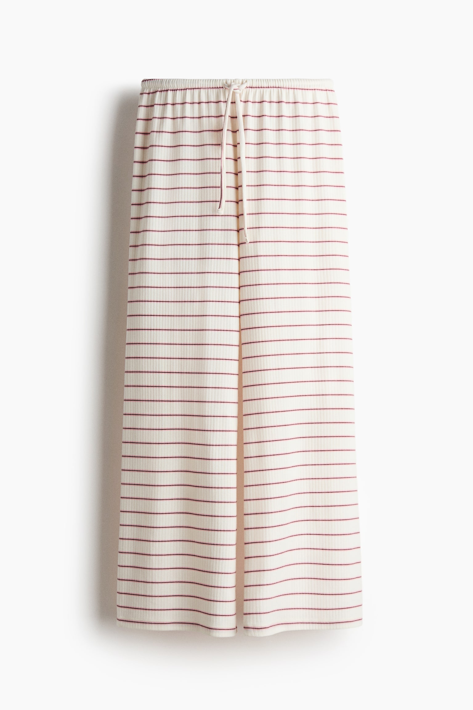 Pantalón en mezcla de algodón - Blanco/Rayas rosas/Negro/Franjas/Blanco/Franjas rosa claro/Café oscuro/Rayado/Blanco/Rayas azul claro - 1