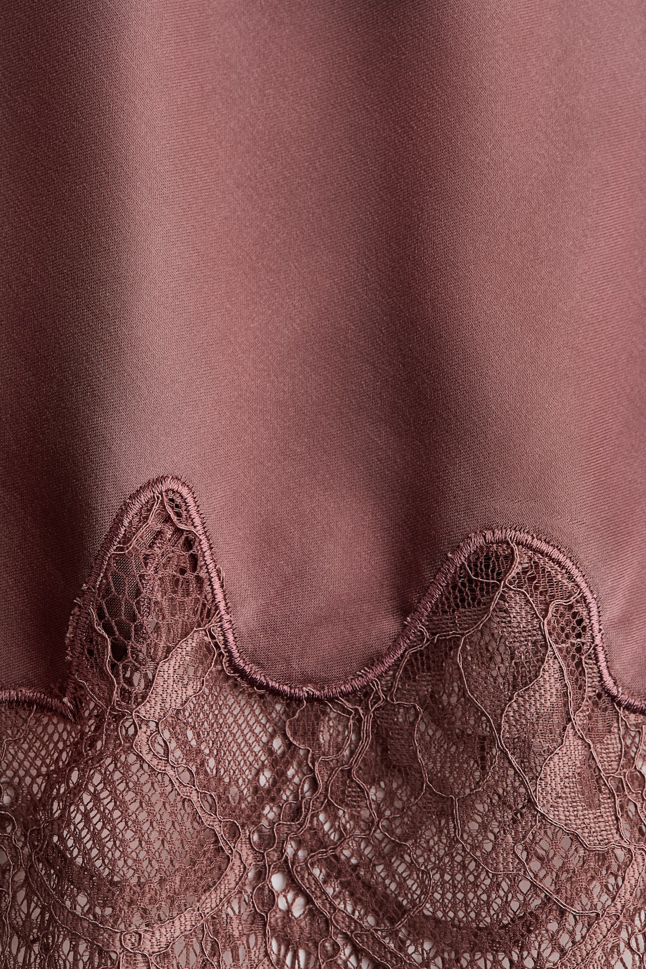Lace-Trimmed Slip Skirt - image 2