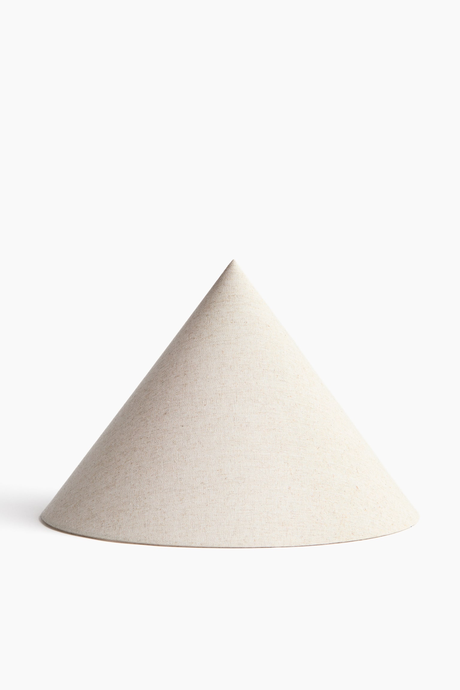 Kegelvormige lampenkap - Gebroken wit - 1