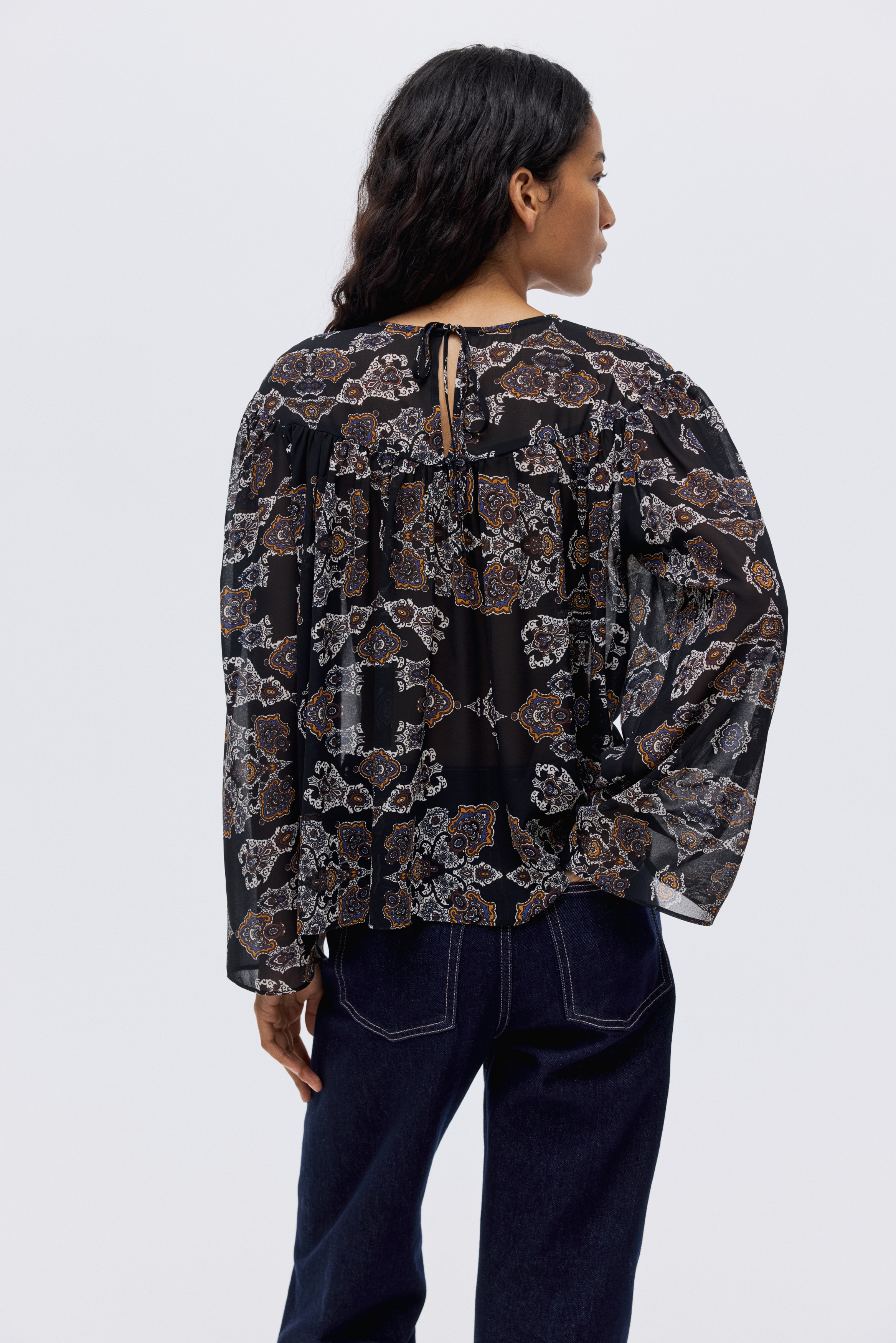 Patterned blouse