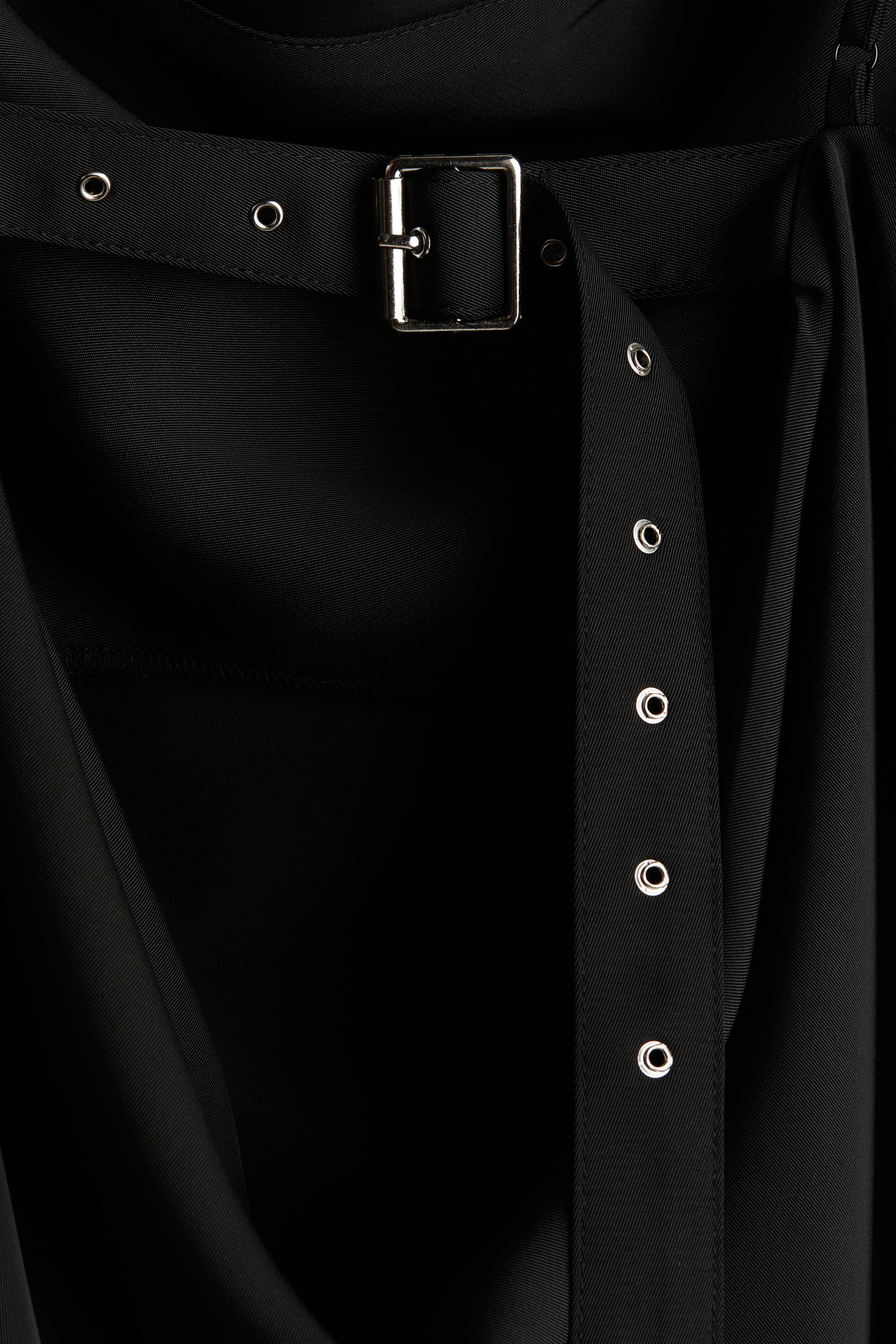 Belt-detail strappy dress
