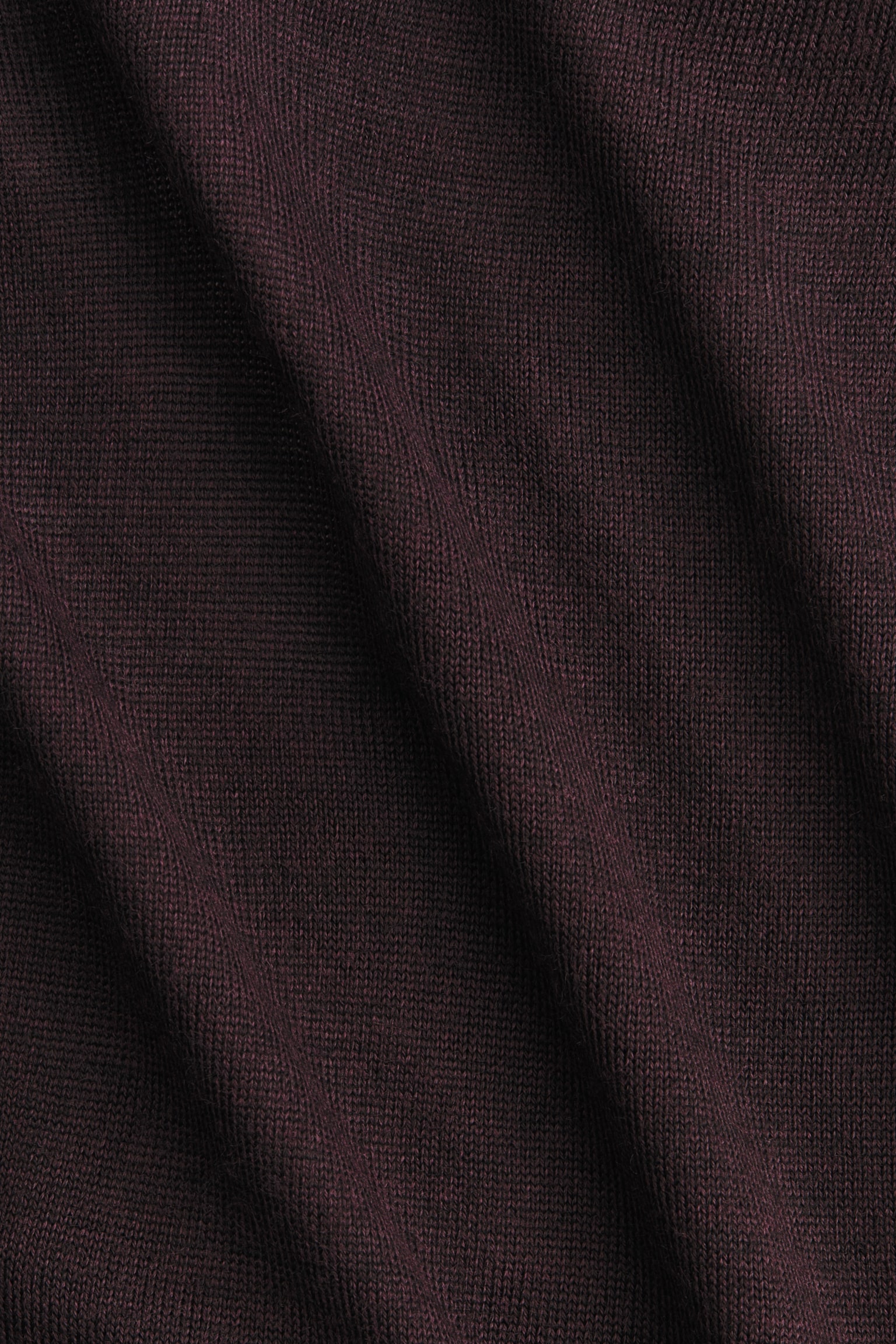 Scarf-detail turtleneck top - Dark purple/Black - 3