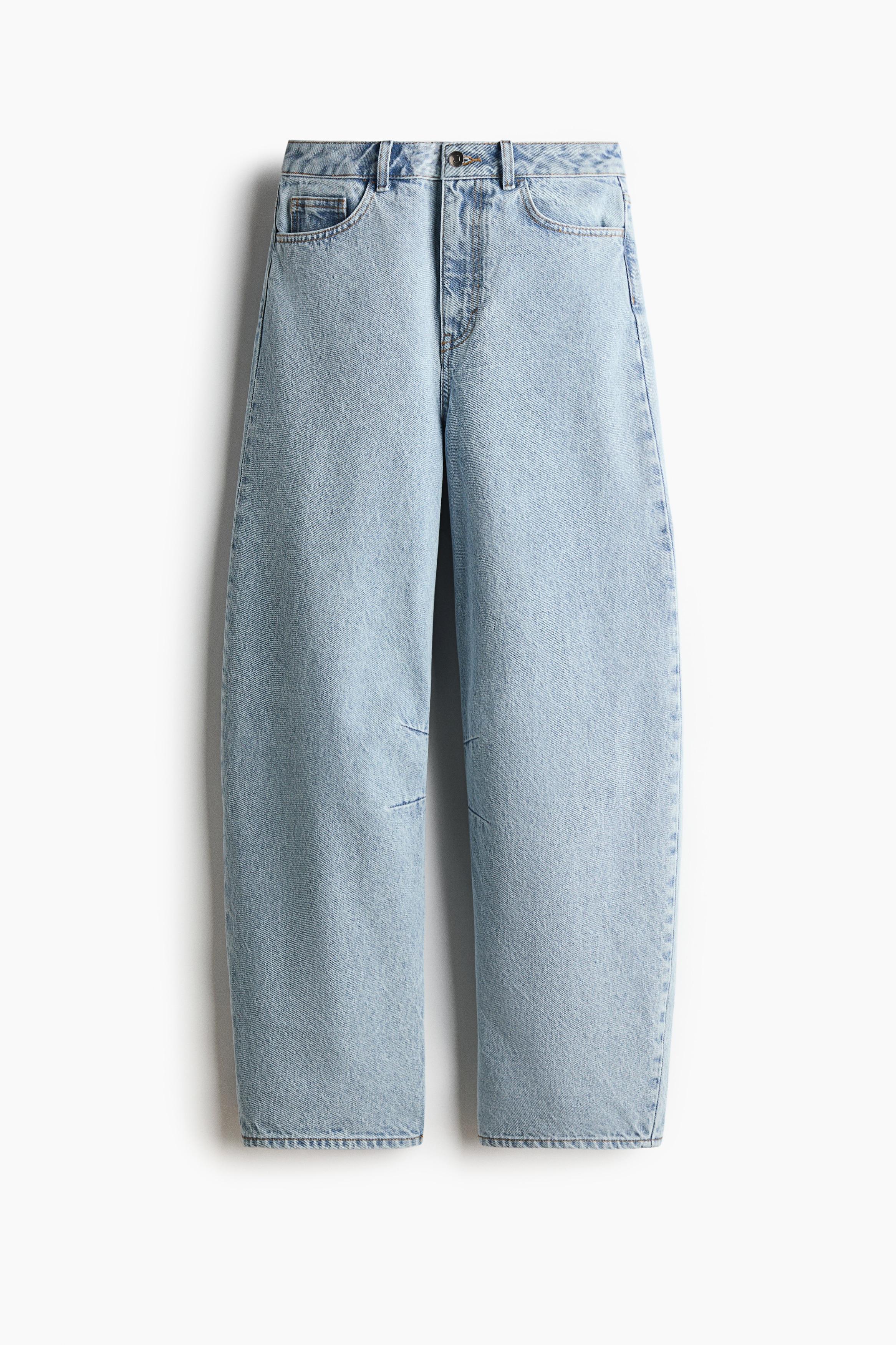 Barrel-leg jeans - 라이트 데님 블루/데님 블루