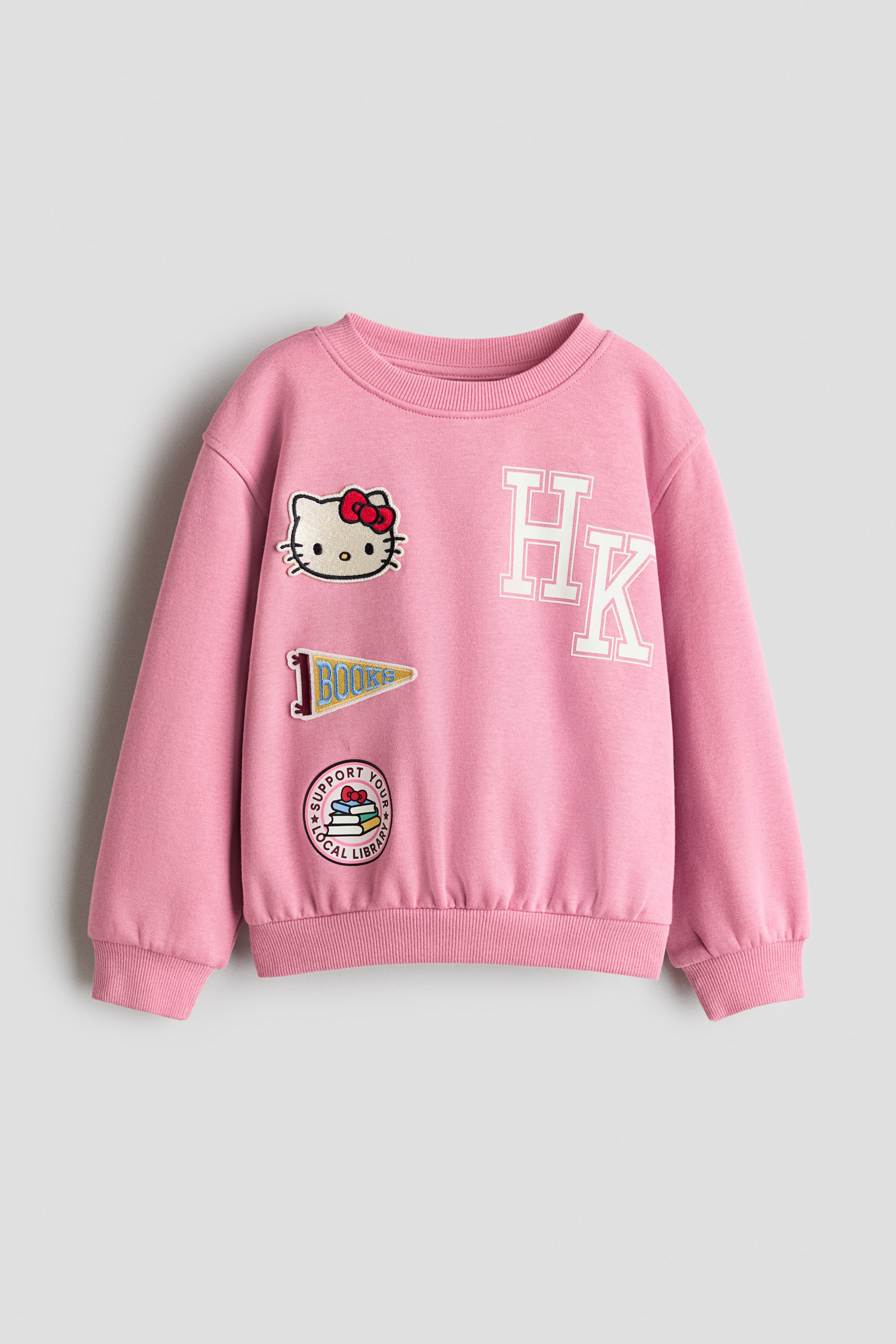 View larger image: Printed sweatshirt - Pink/Hello Kitty - Kids | H&M 1