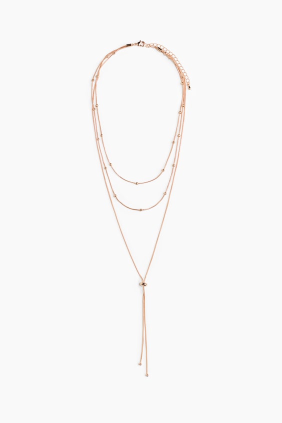 Женское ожерелье H&M в три ряда