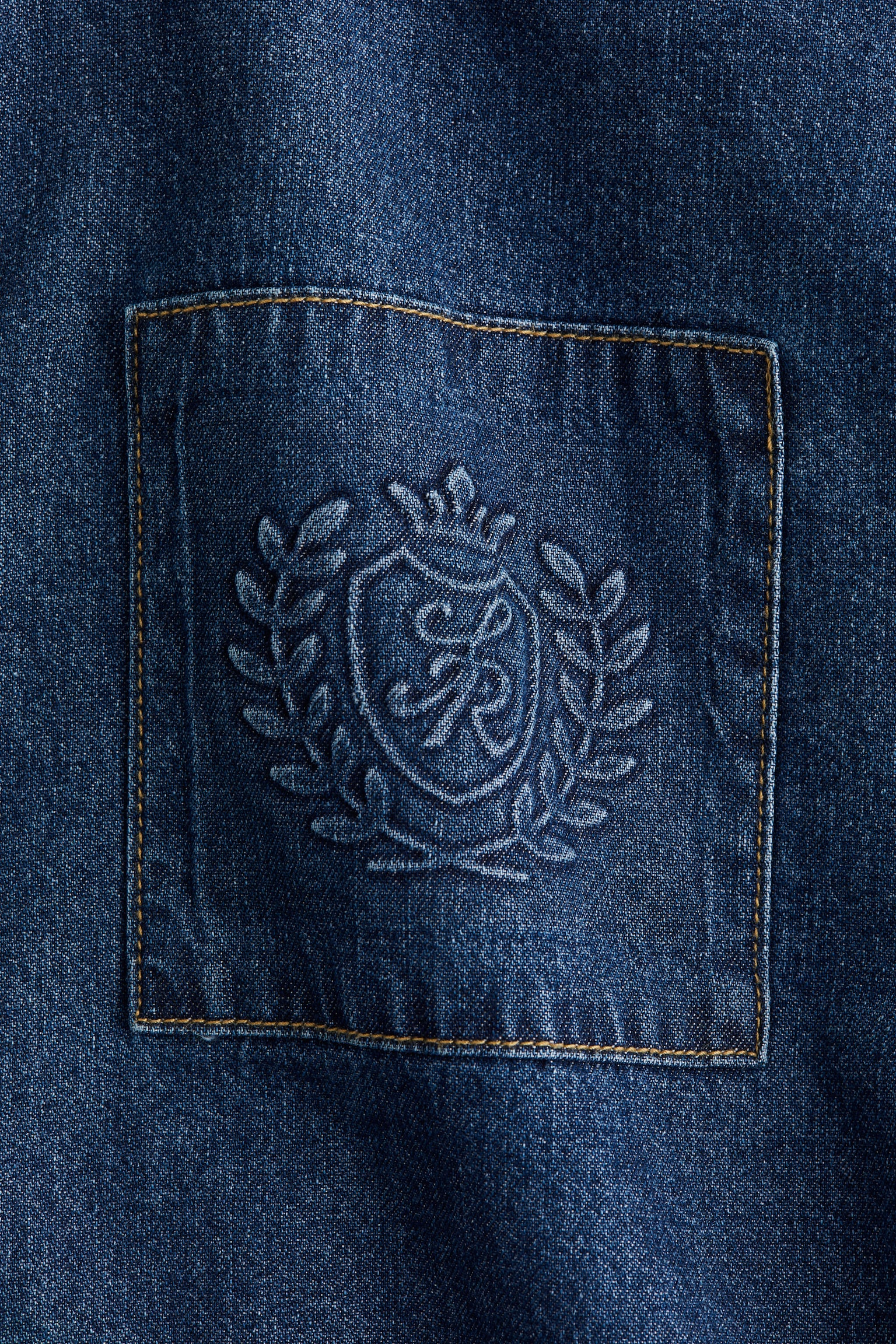 丹寧襯衫 - 丹寧藍 - 7