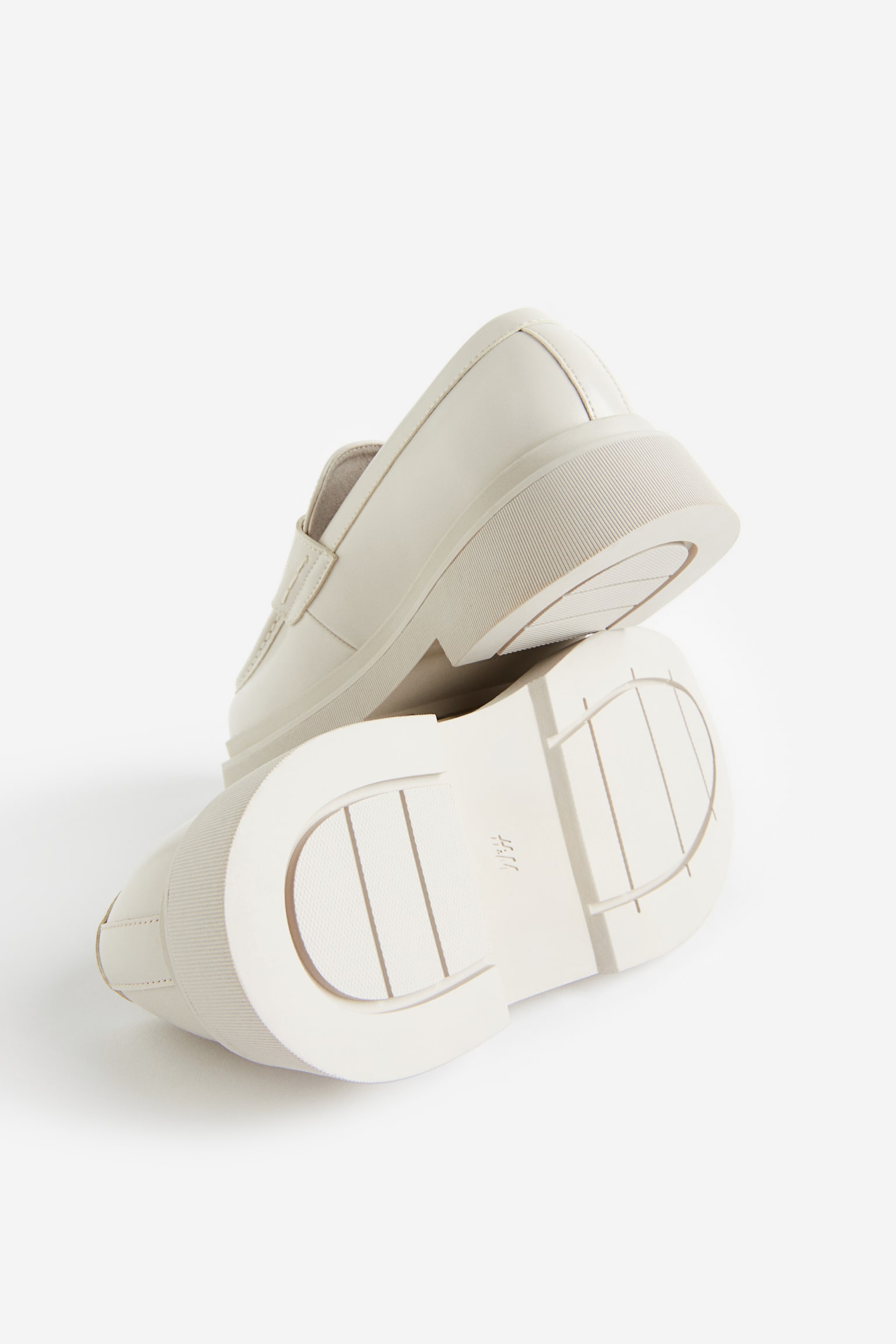 Chunky Loafers - Light beige - 3