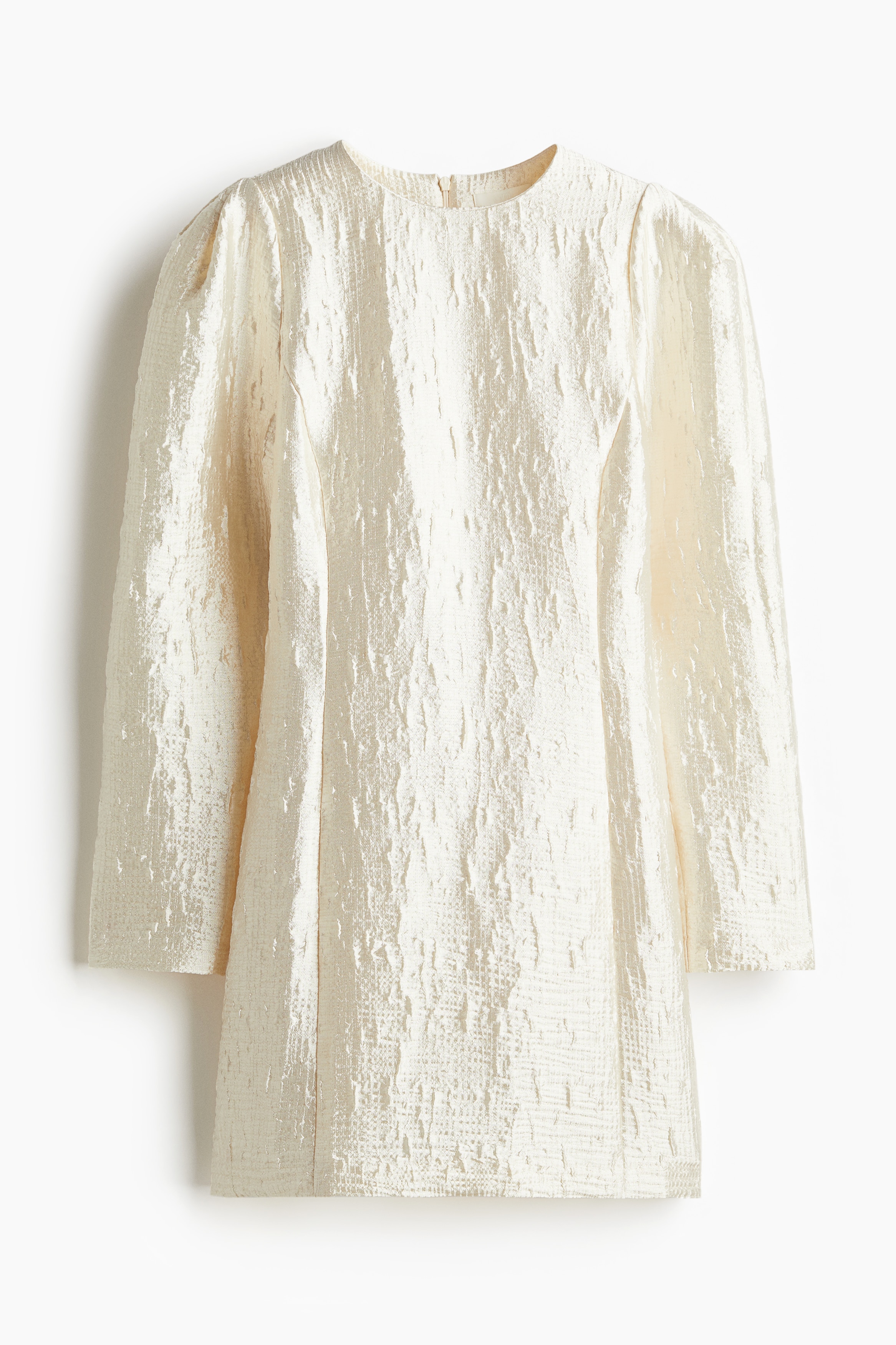 H & M - Jacquard-weave dress - ベージュ